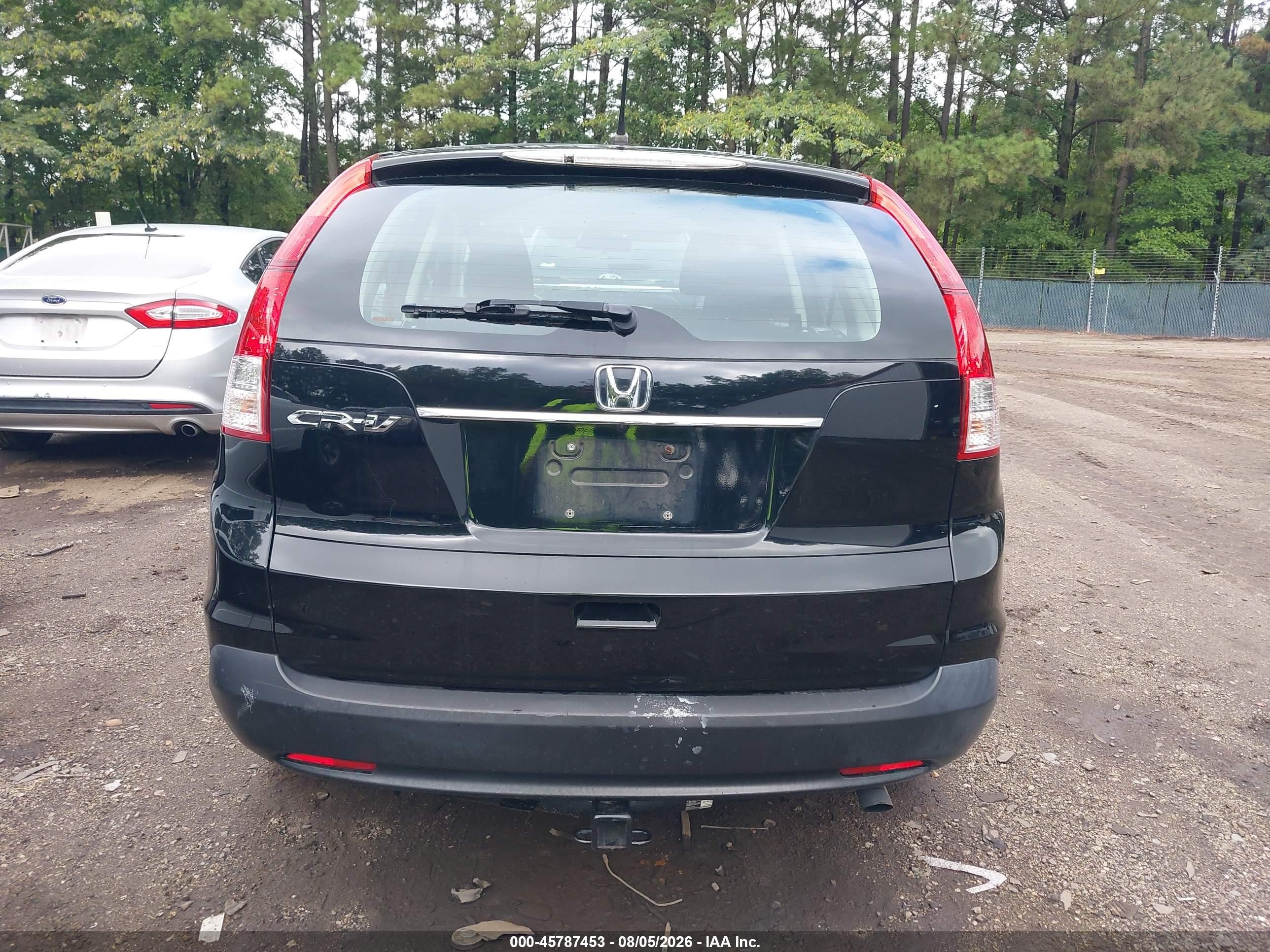 2012 Honda Cr-v Lx Black vin: 2HKRM3H39CH505442