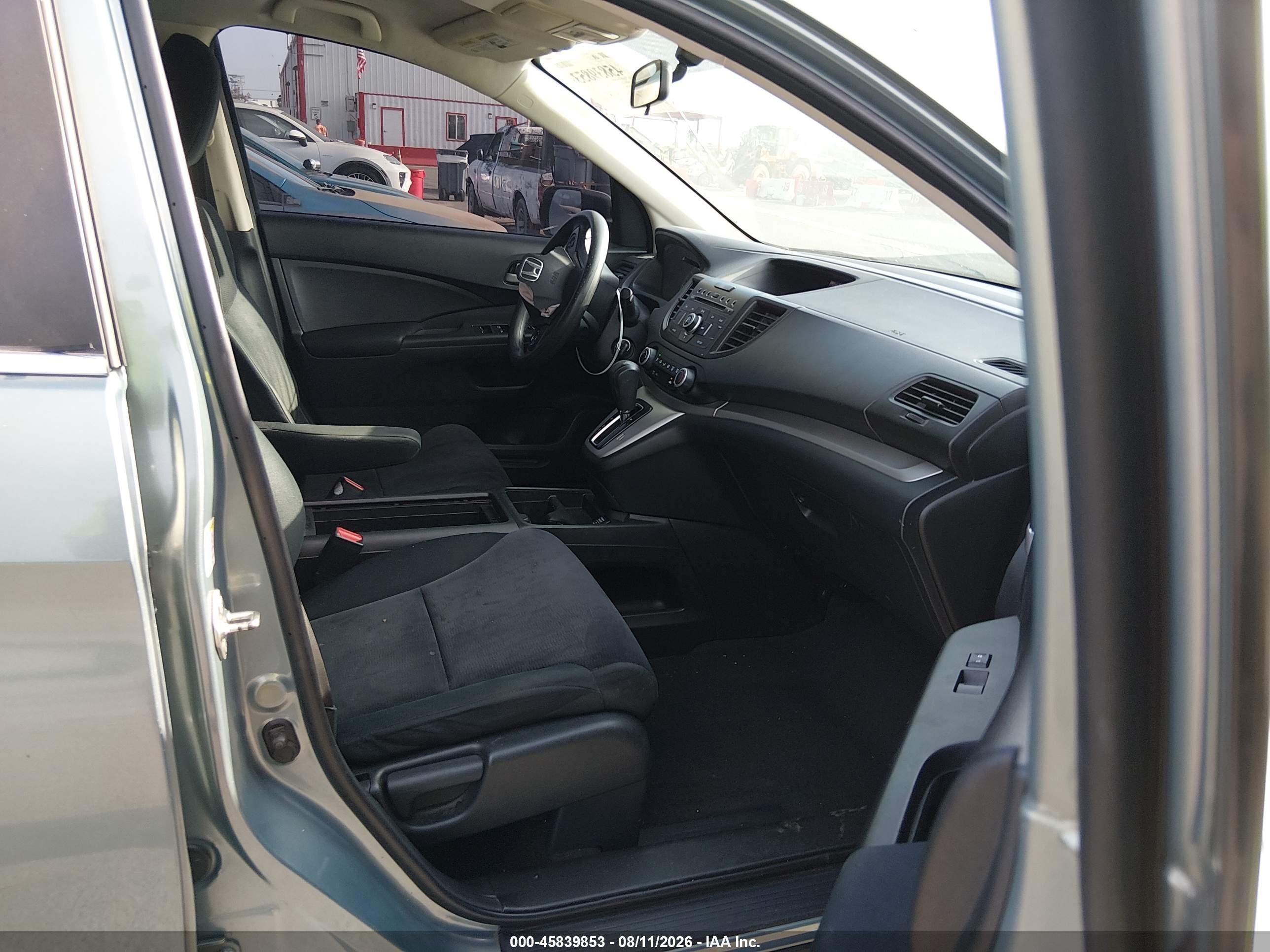 2012 Honda Cr-v Lx Blue vin: 2HKRM3H39CH507949
