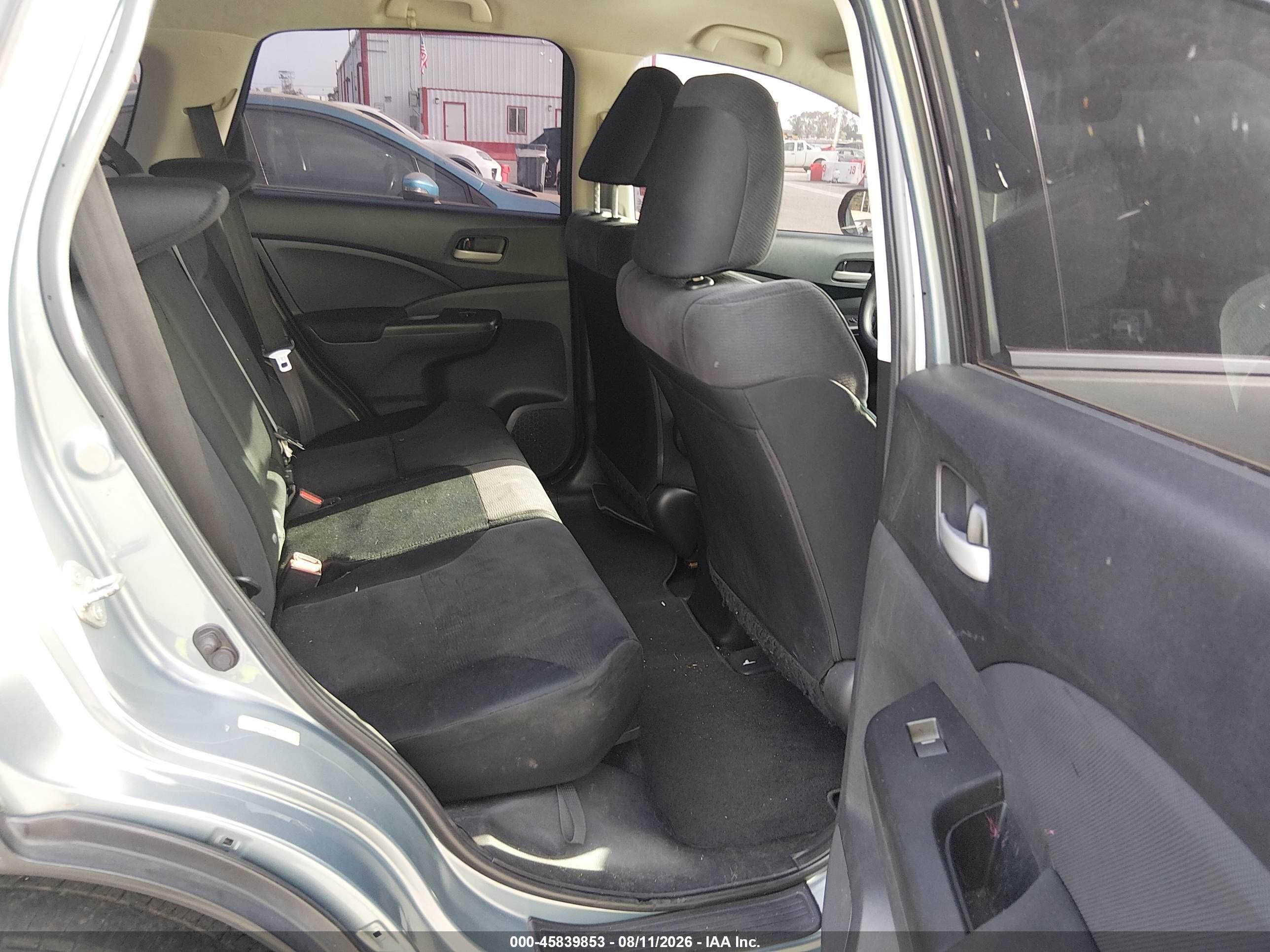 2012 Honda Cr-v Lx Blue vin: 2HKRM3H39CH507949