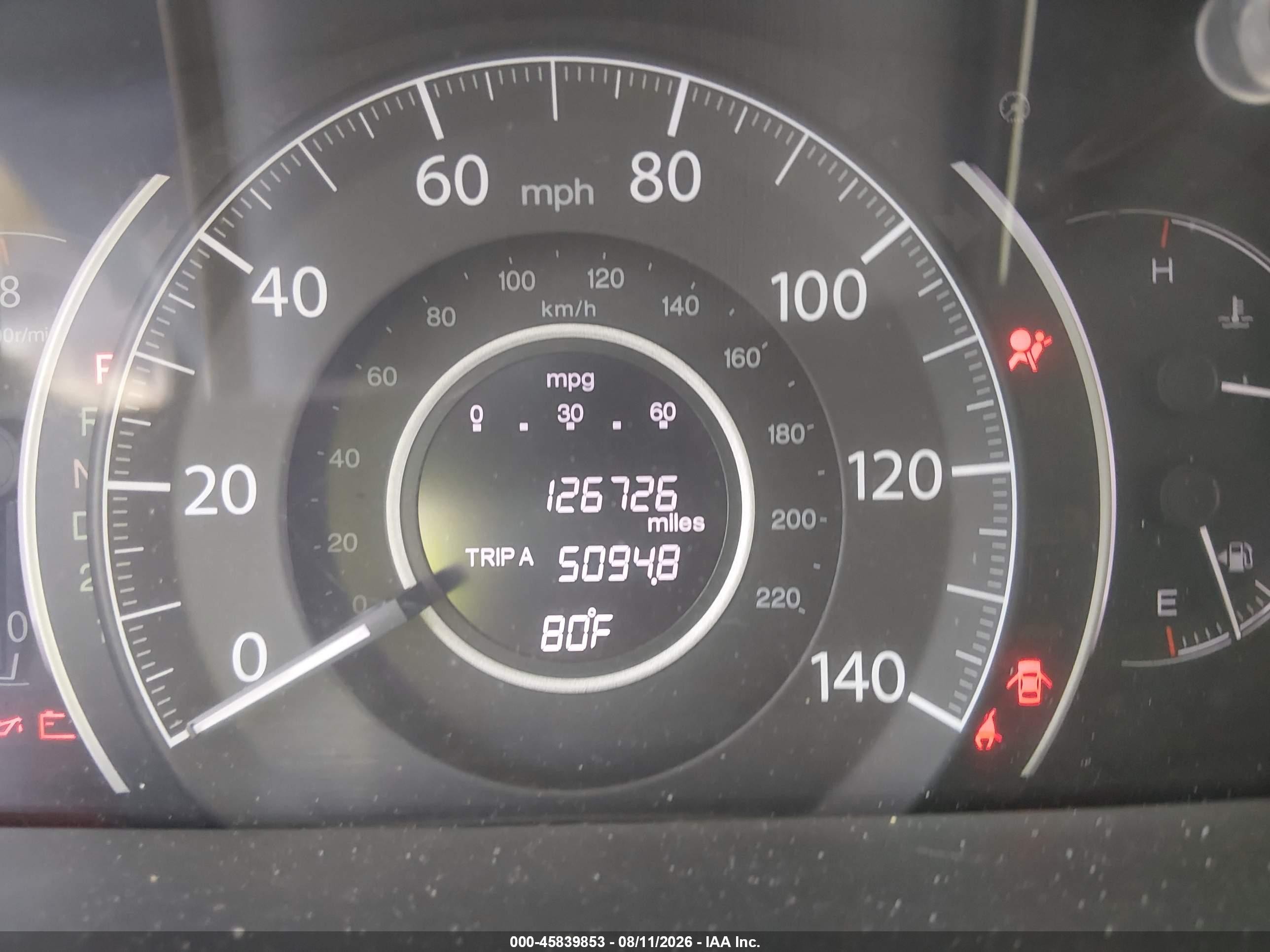 2012 Honda Cr-v Lx Blue vin: 2HKRM3H39CH507949