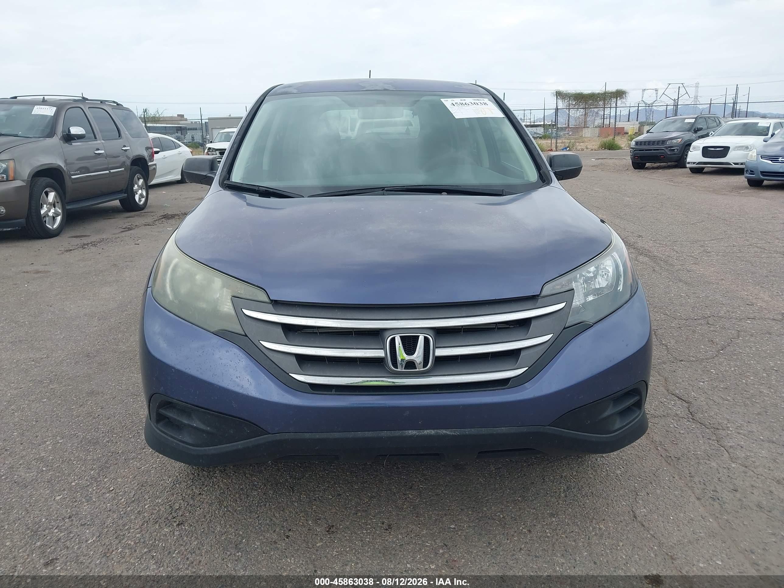 2013 Honda Cr-v Lx Синий vin: 2HKRM3H39DH509122