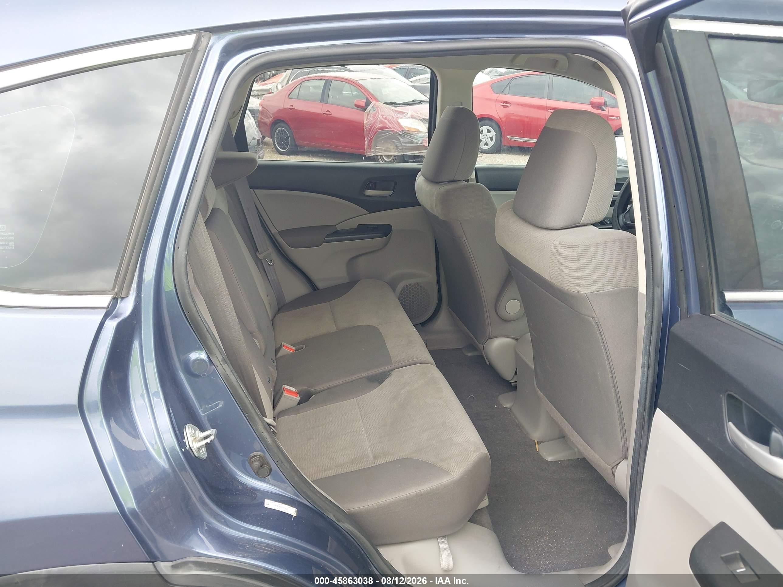 2013 Honda Cr-v Lx Синий vin: 2HKRM3H39DH509122