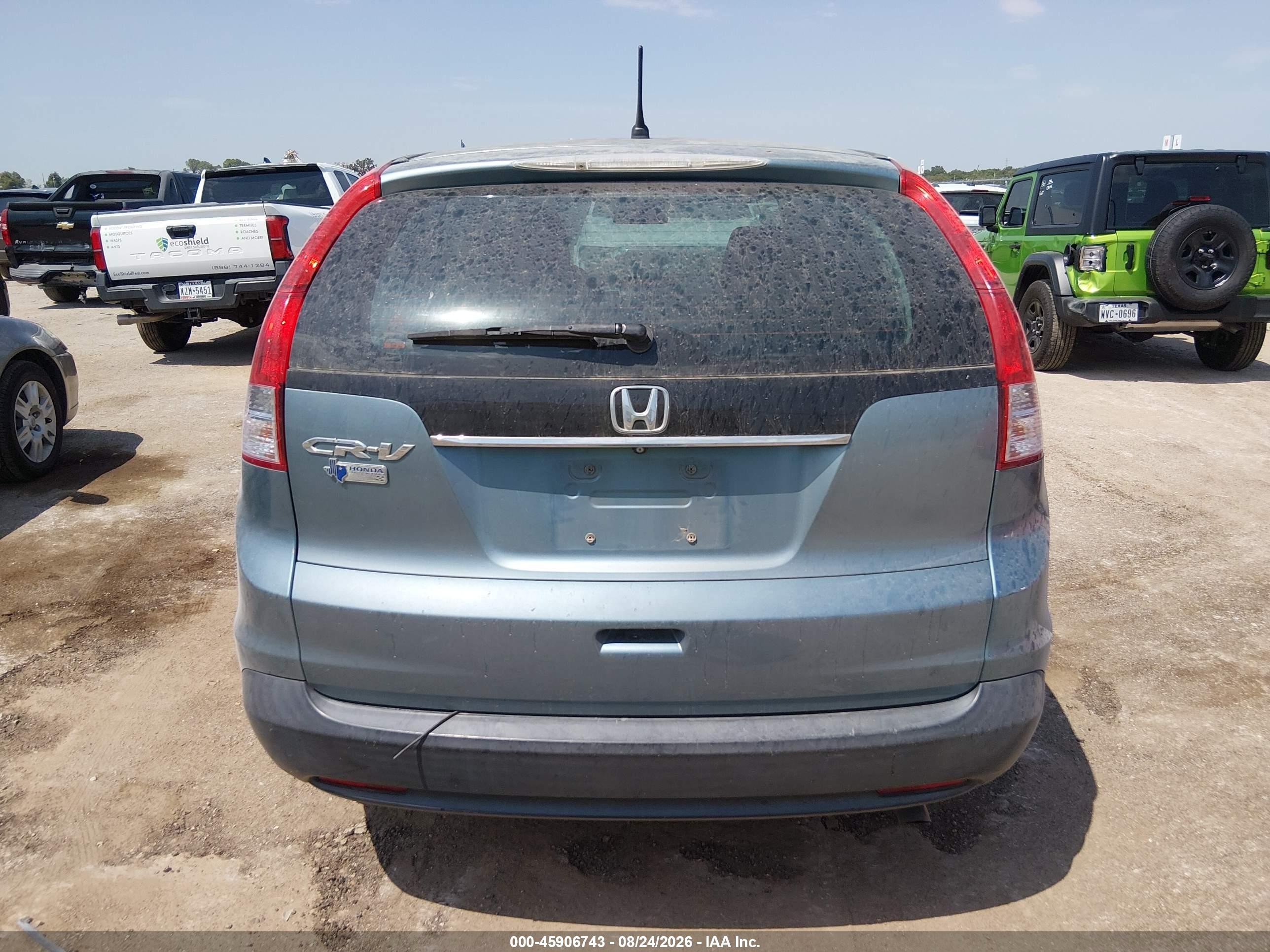 2013 Honda Cr-v Lx Light Blue vin: 2HKRM3H39DH523635