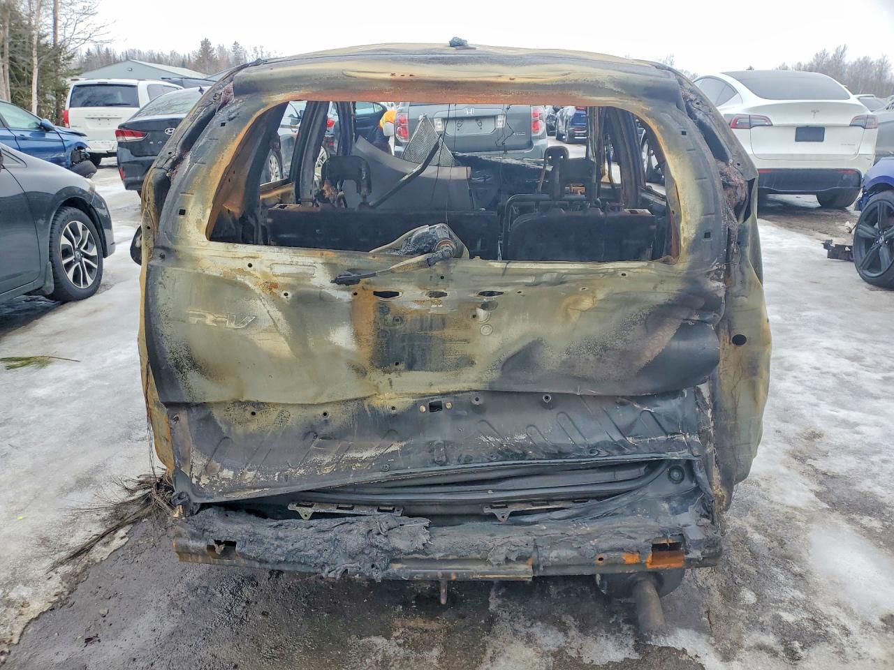 2015 Honda Cr-v Lx Burn vin: 2HKRM3H39FH002918