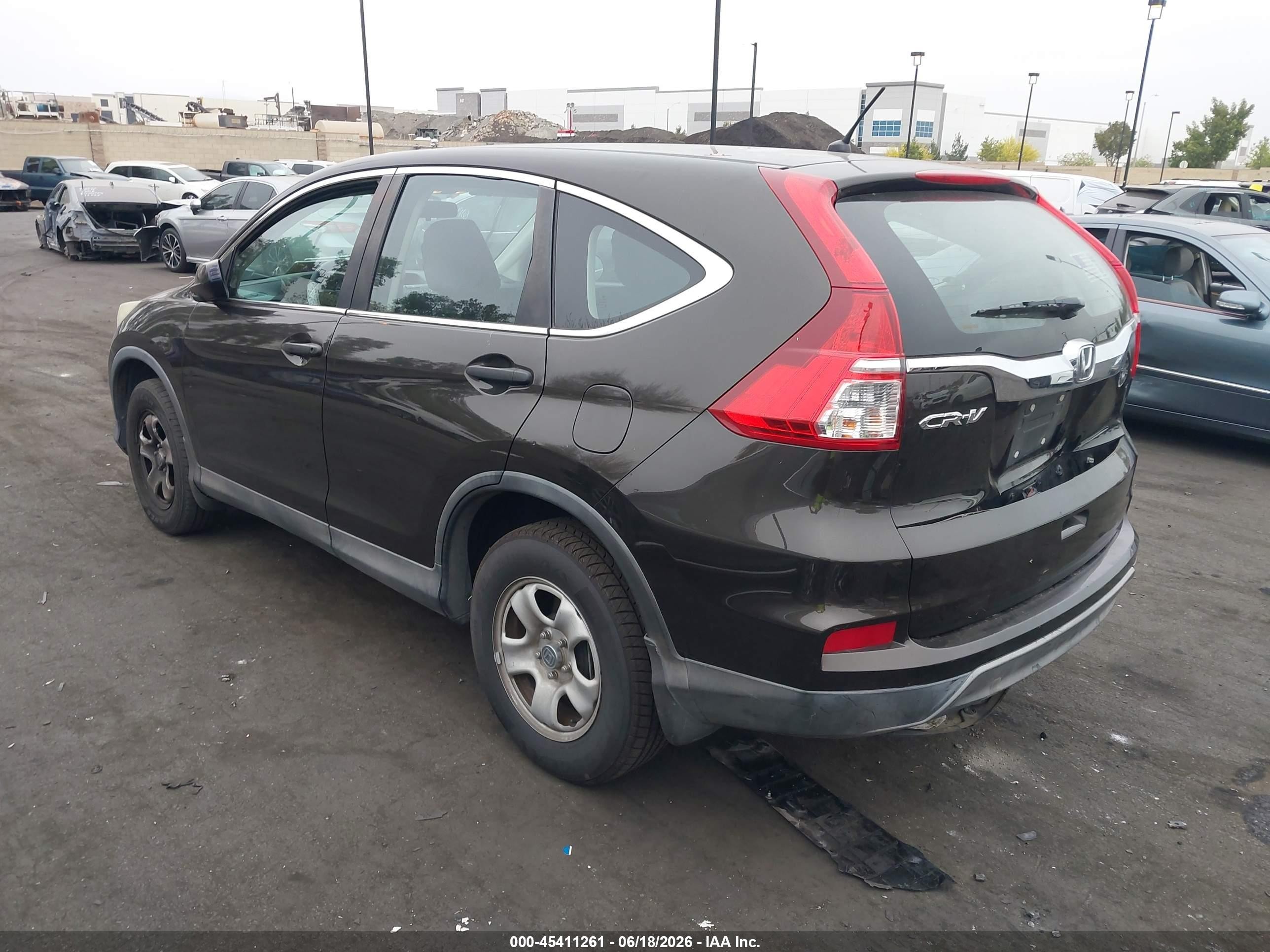 2015 Honda Cr-v Lx Коричневый vin: 2HKRM3H39FH551356