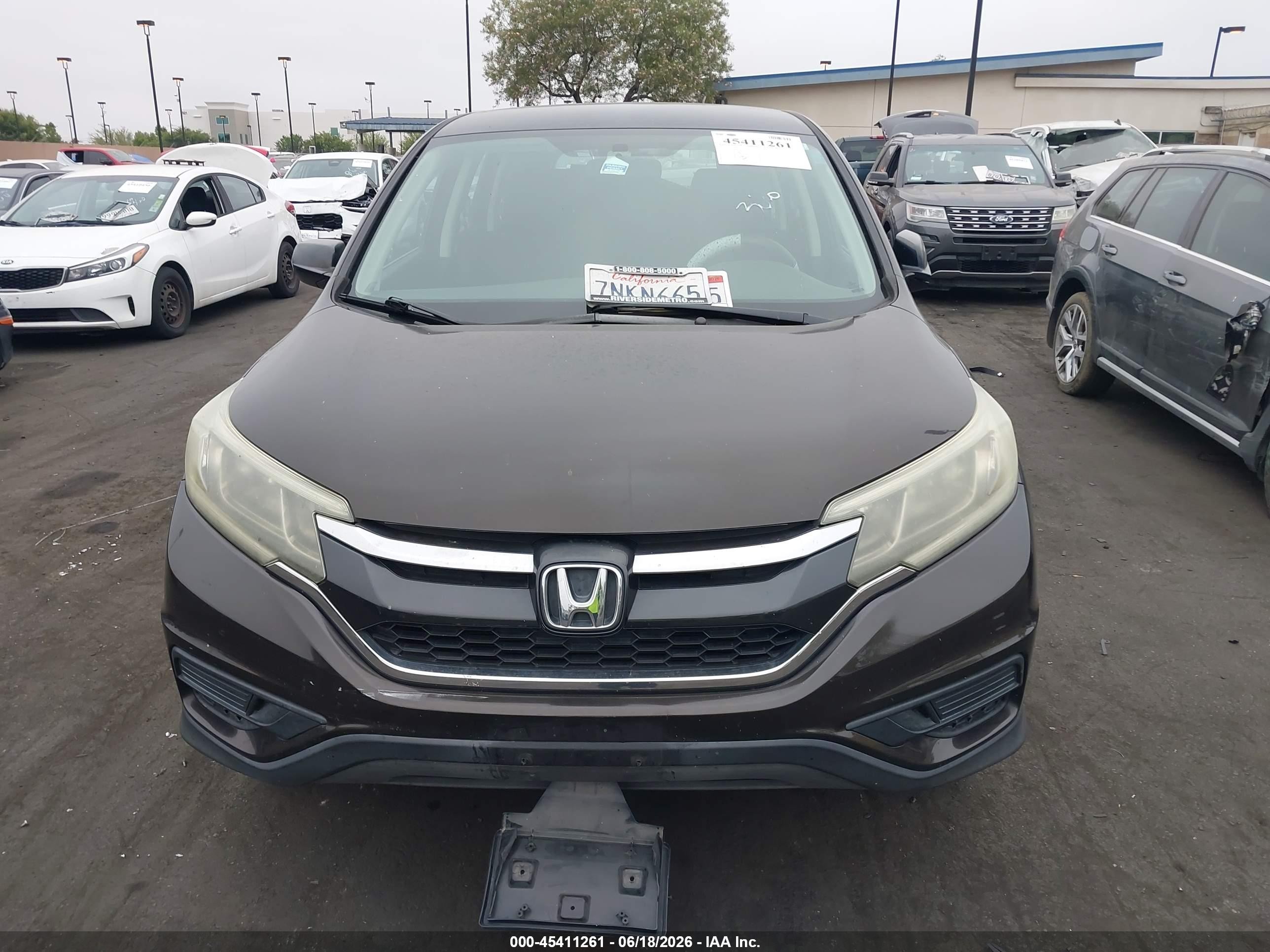 2015 Honda Cr-v Lx Коричневый vin: 2HKRM3H39FH551356