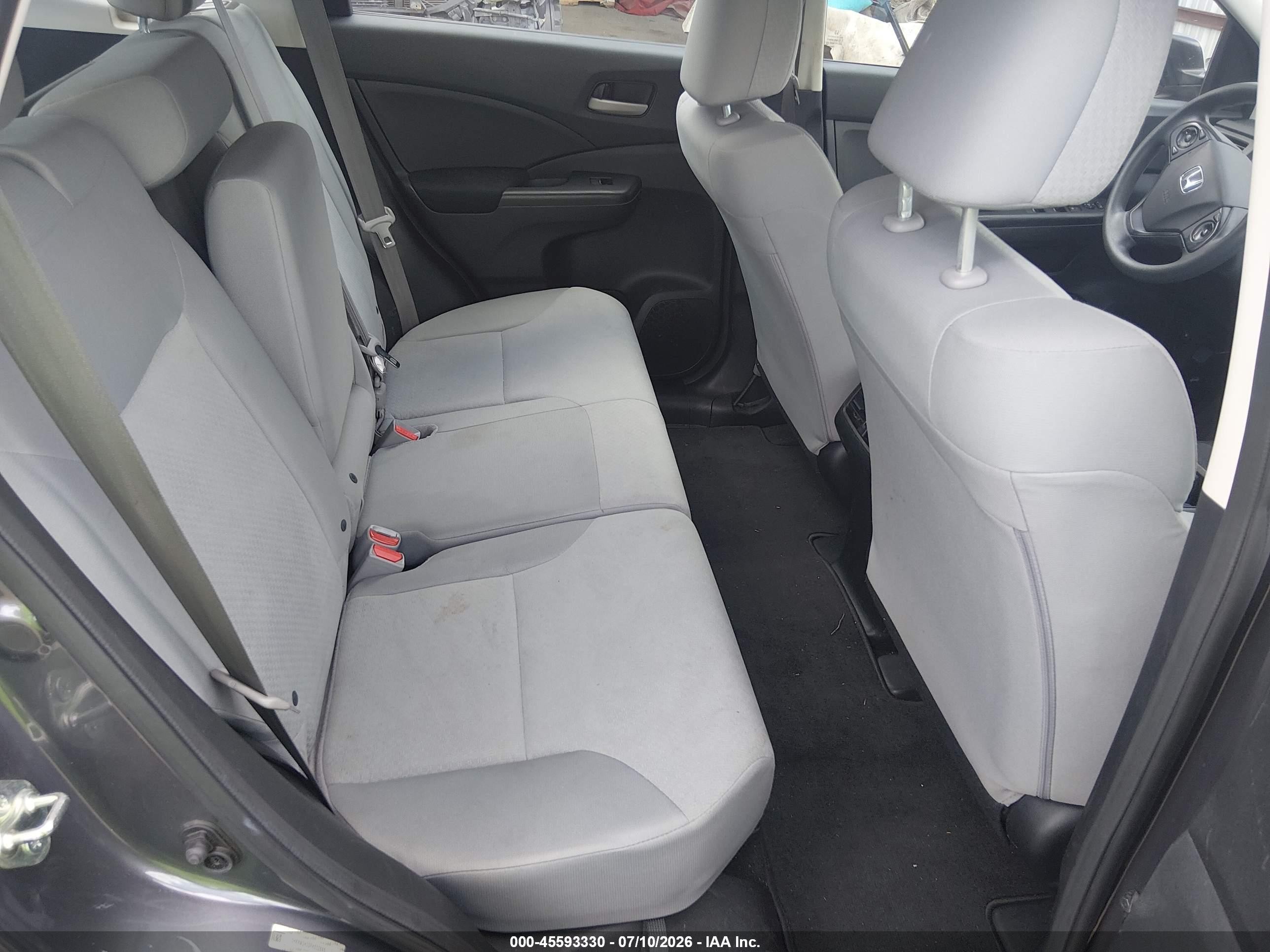 2015 Honda Cr-v Lx Серый vin: 2HKRM3H39FH552846