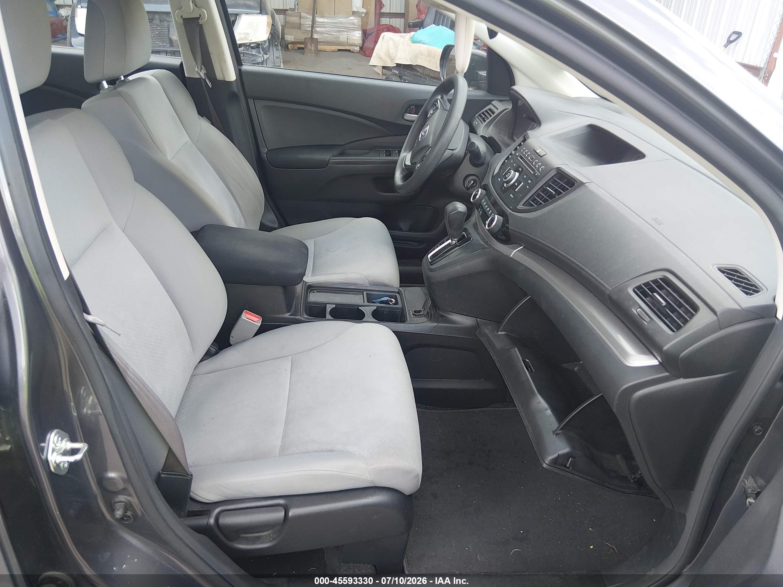 2015 Honda Cr-v Lx Серый vin: 2HKRM3H39FH552846