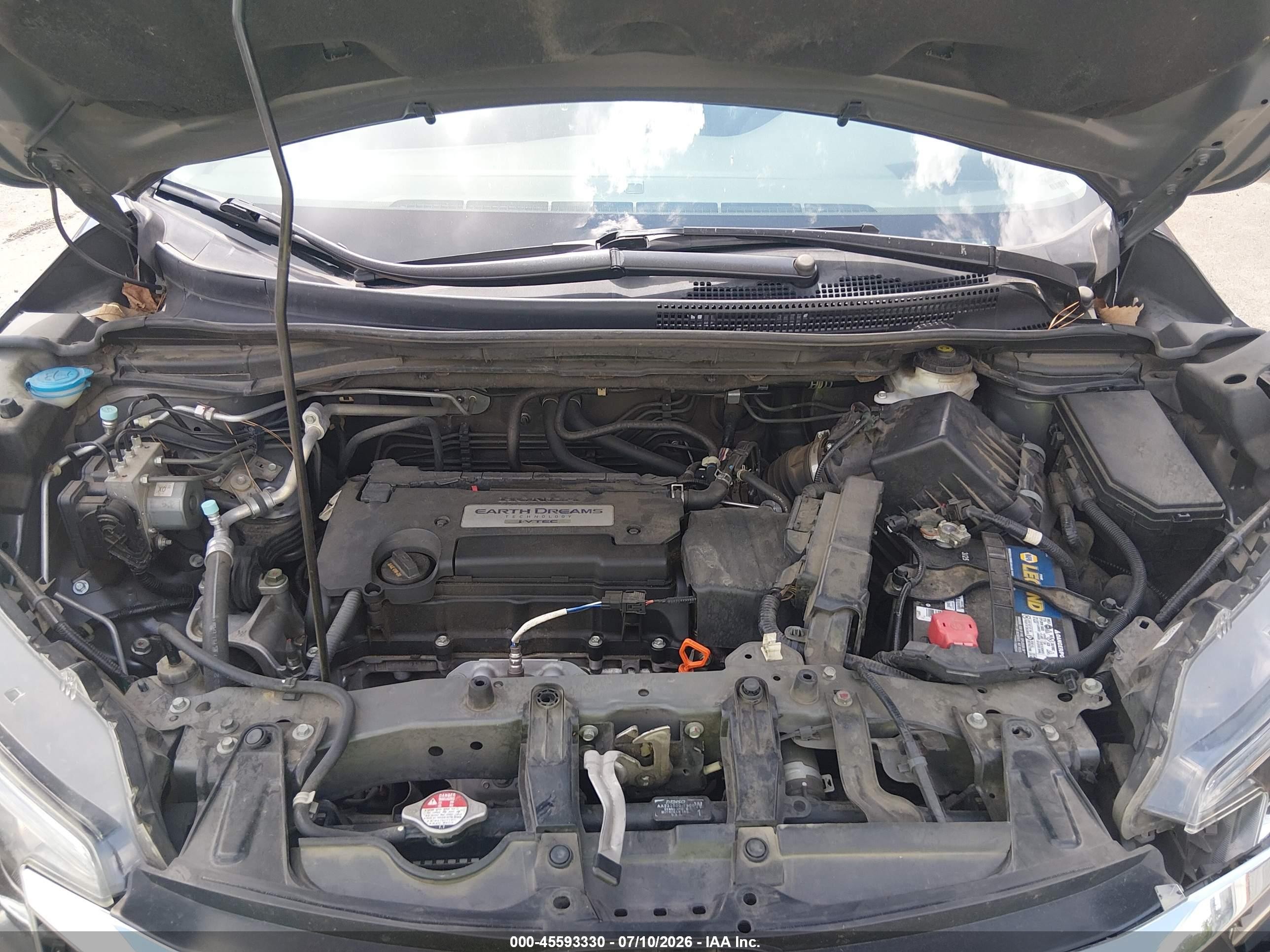 2015 Honda Cr-v Lx Серый vin: 2HKRM3H39FH552846