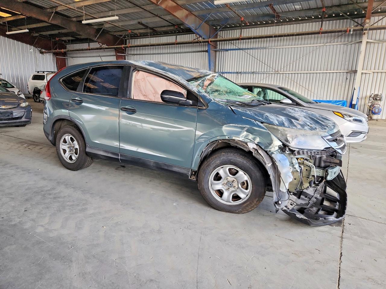 2012 Honda Cr-v Lx Blue vin: 2HKRM3H3XCH508382