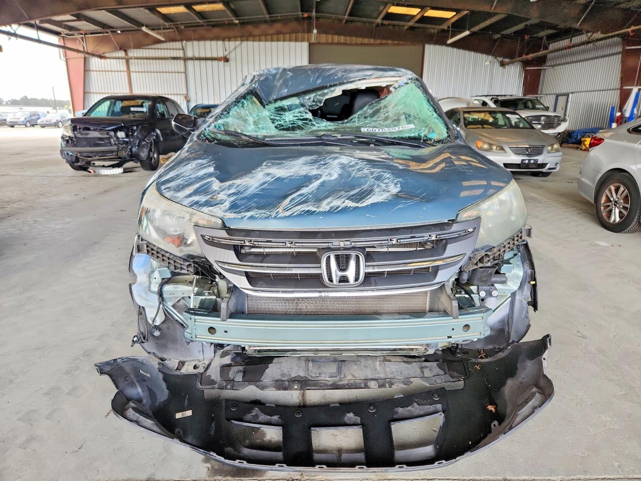 2012 Honda Cr-v Lx Blue vin: 2HKRM3H3XCH508382