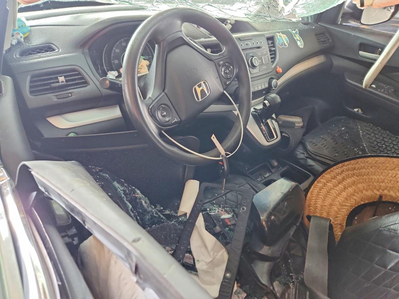 2012 Honda Cr-v Lx Blue vin: 2HKRM3H3XCH508382