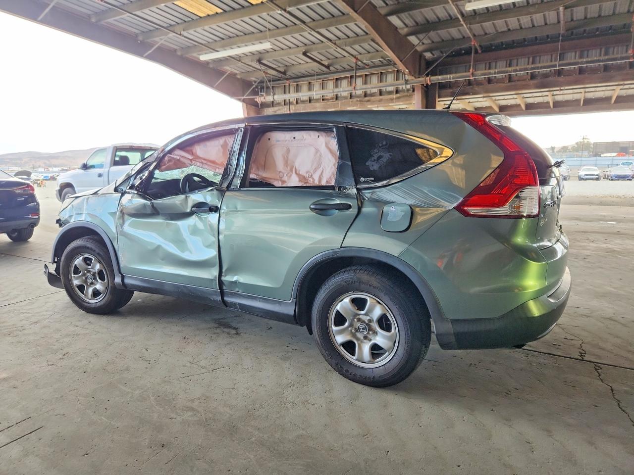 2012 Honda Cr-v Lx Blue vin: 2HKRM3H3XCH508382