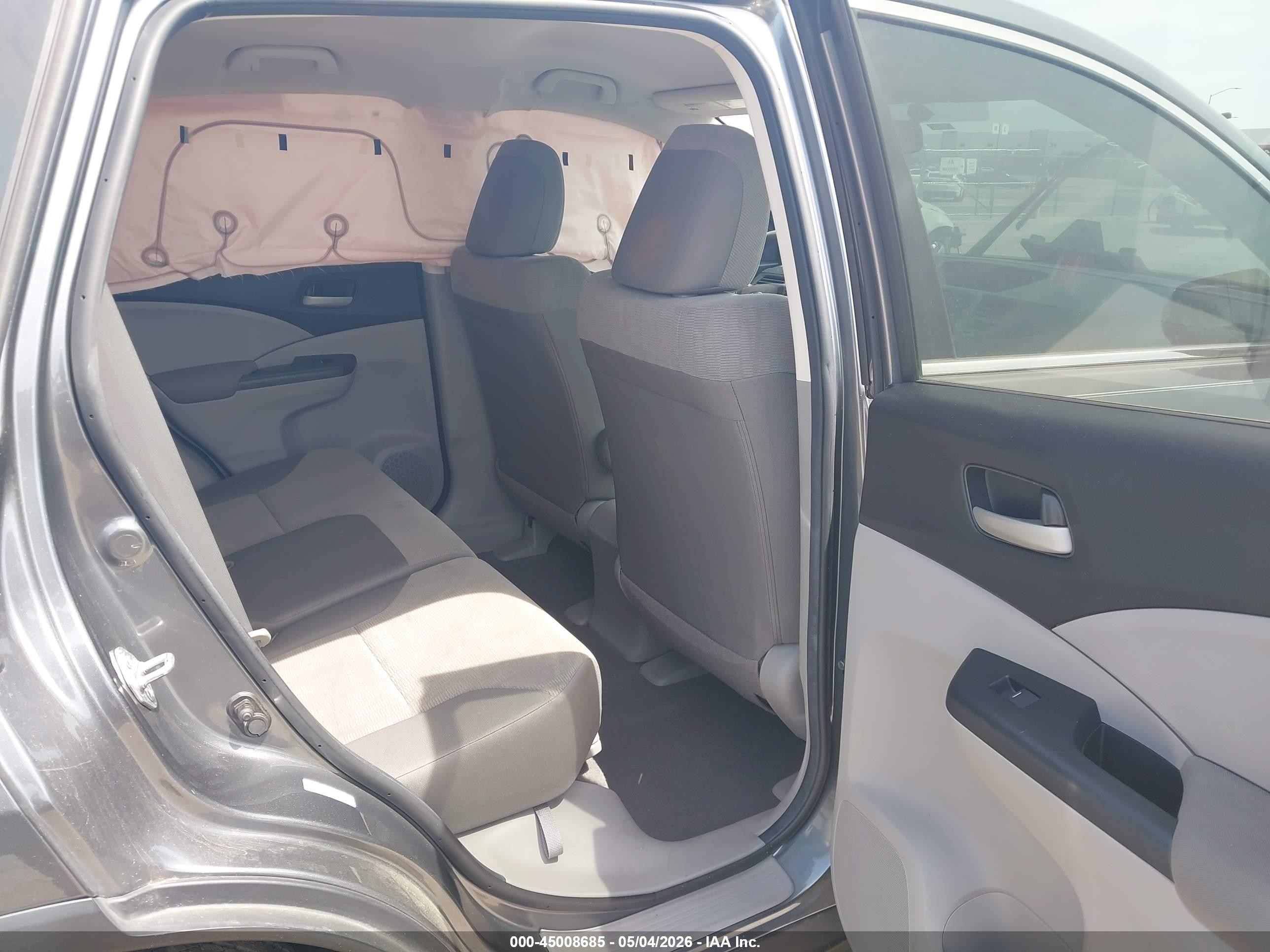 2013 Honda Cr-v Lx Gray vin: 2HKRM3H3XDH515589