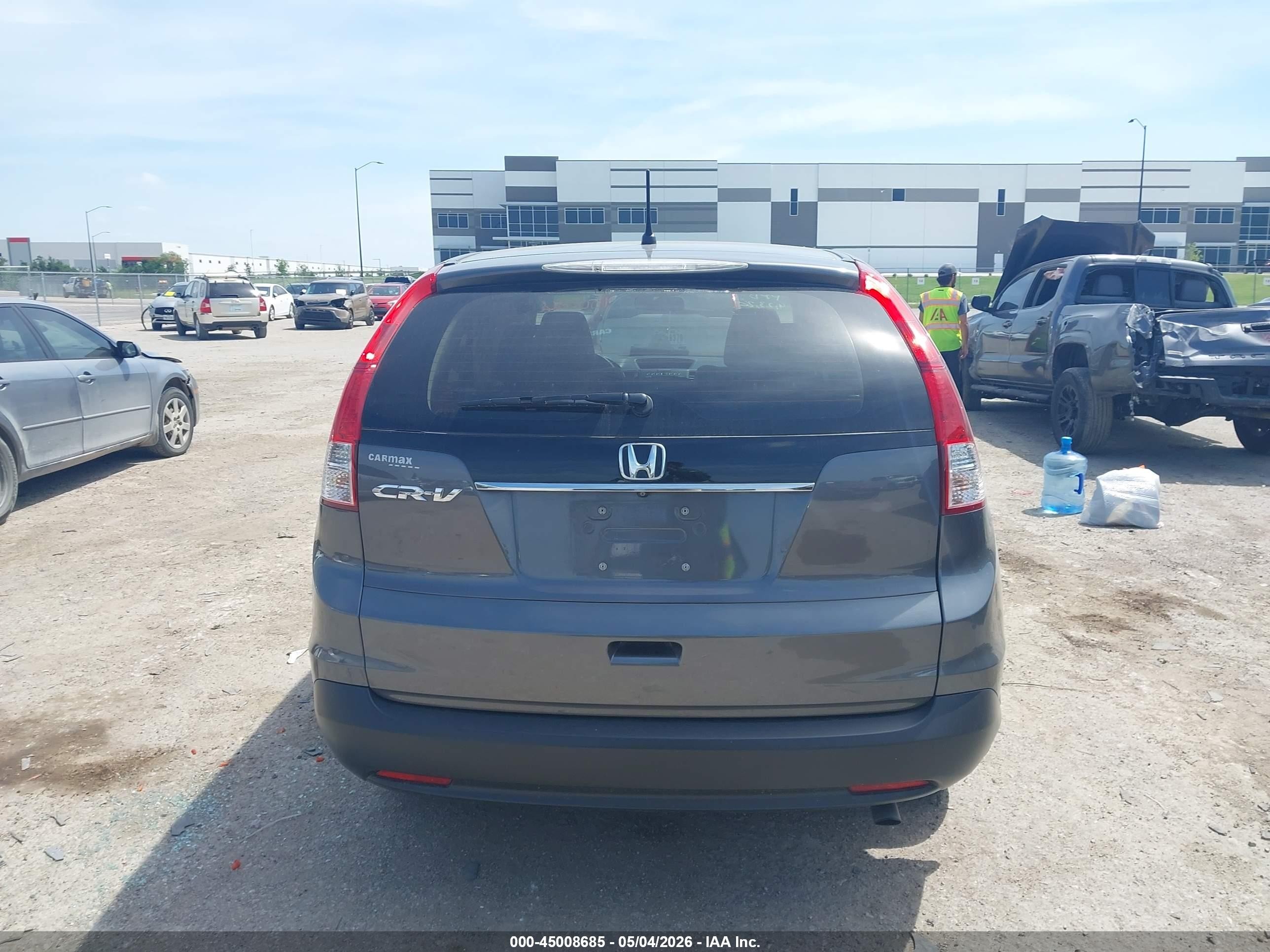 2013 Honda Cr-v Lx Gray vin: 2HKRM3H3XDH515589