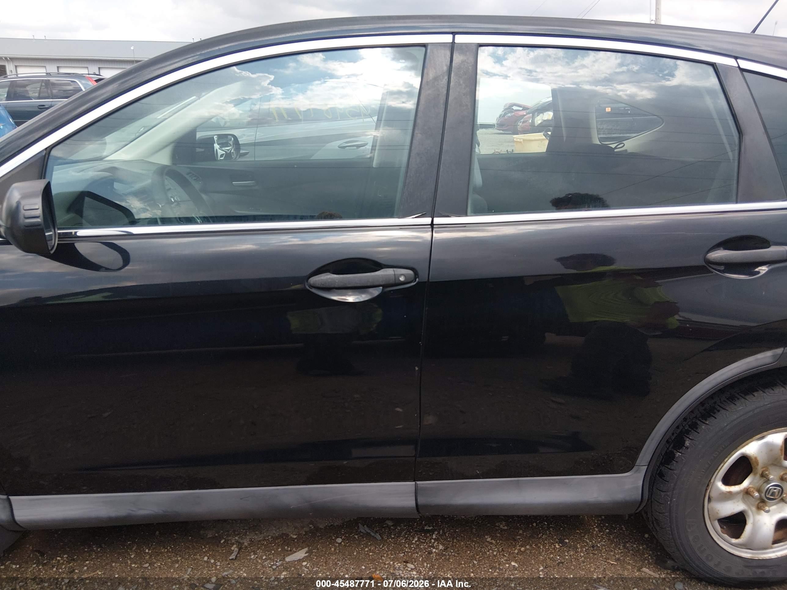 2013 Honda Cr-v Lx Black vin: 2HKRM3H3XDH520968
