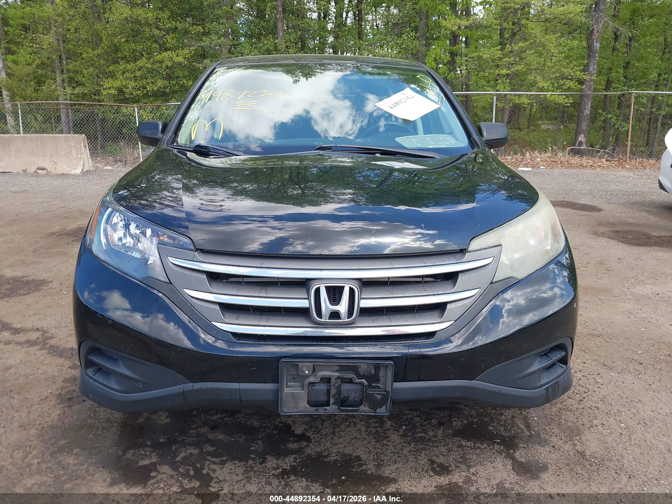 2014 Honda Cr-v Lx Black vin: 2HKRM3H3XEH523581
