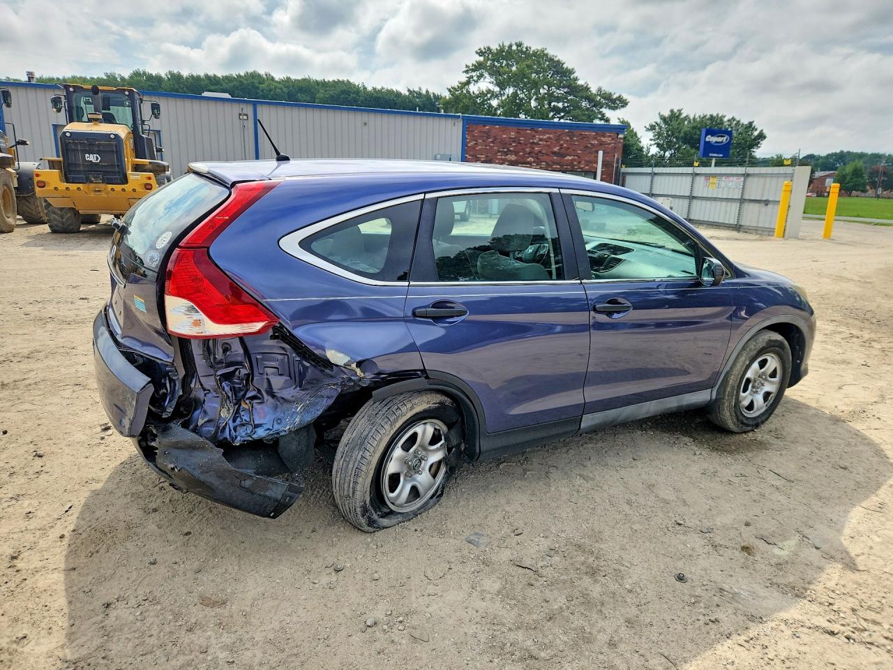 2014 Honda Cr-v Lx Синий vin: 2HKRM3H3XEH537500