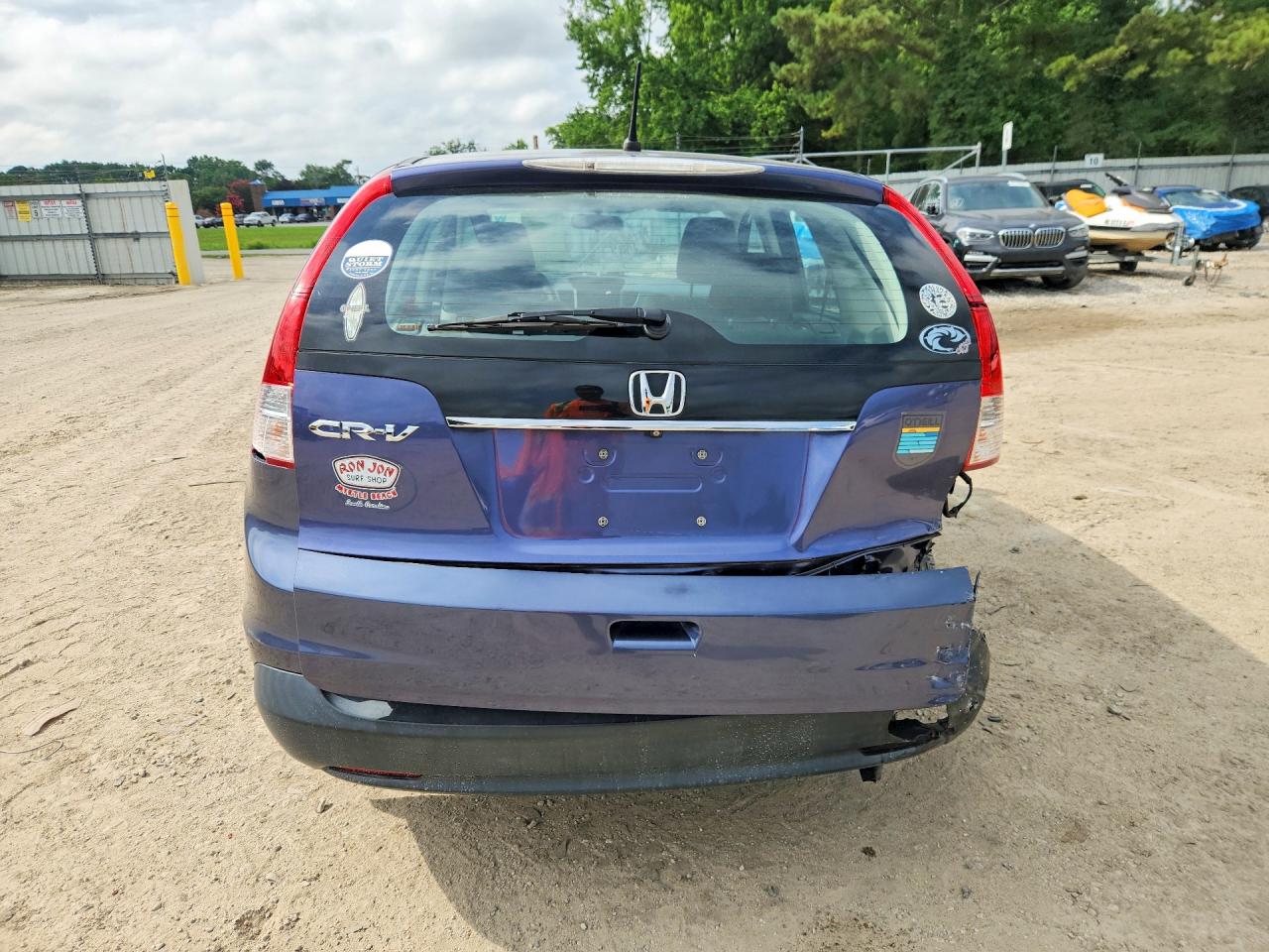 2014 Honda Cr-v Lx Синий vin: 2HKRM3H3XEH537500