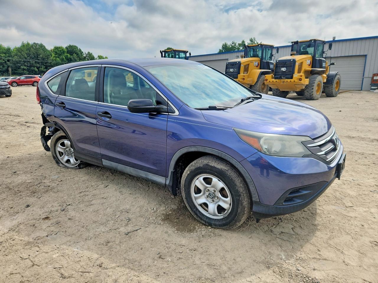 2014 Honda Cr-v Lx Синий vin: 2HKRM3H3XEH537500