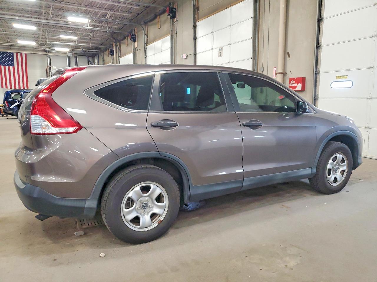 2014 Honda Cr-v Lx Gray vin: 2HKRM3H3XEH550442