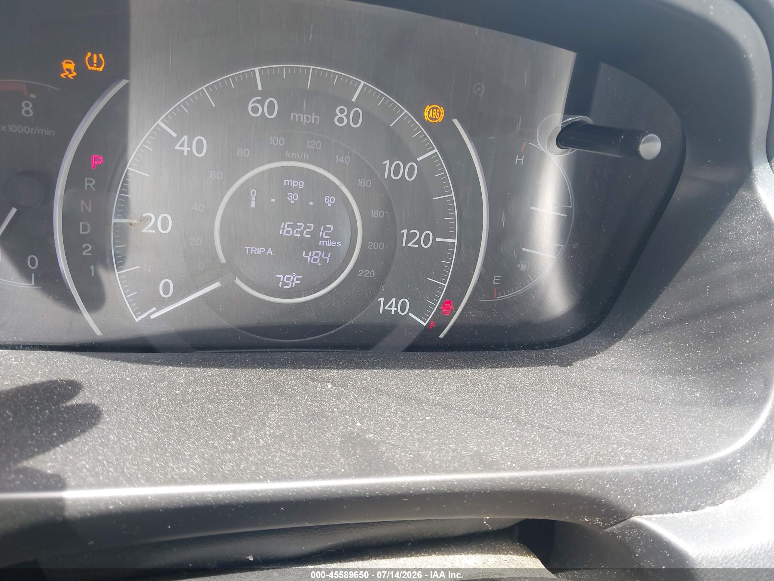 2014 Honda Cr-v Lx Silver vin: 2HKRM3H3XEH566477