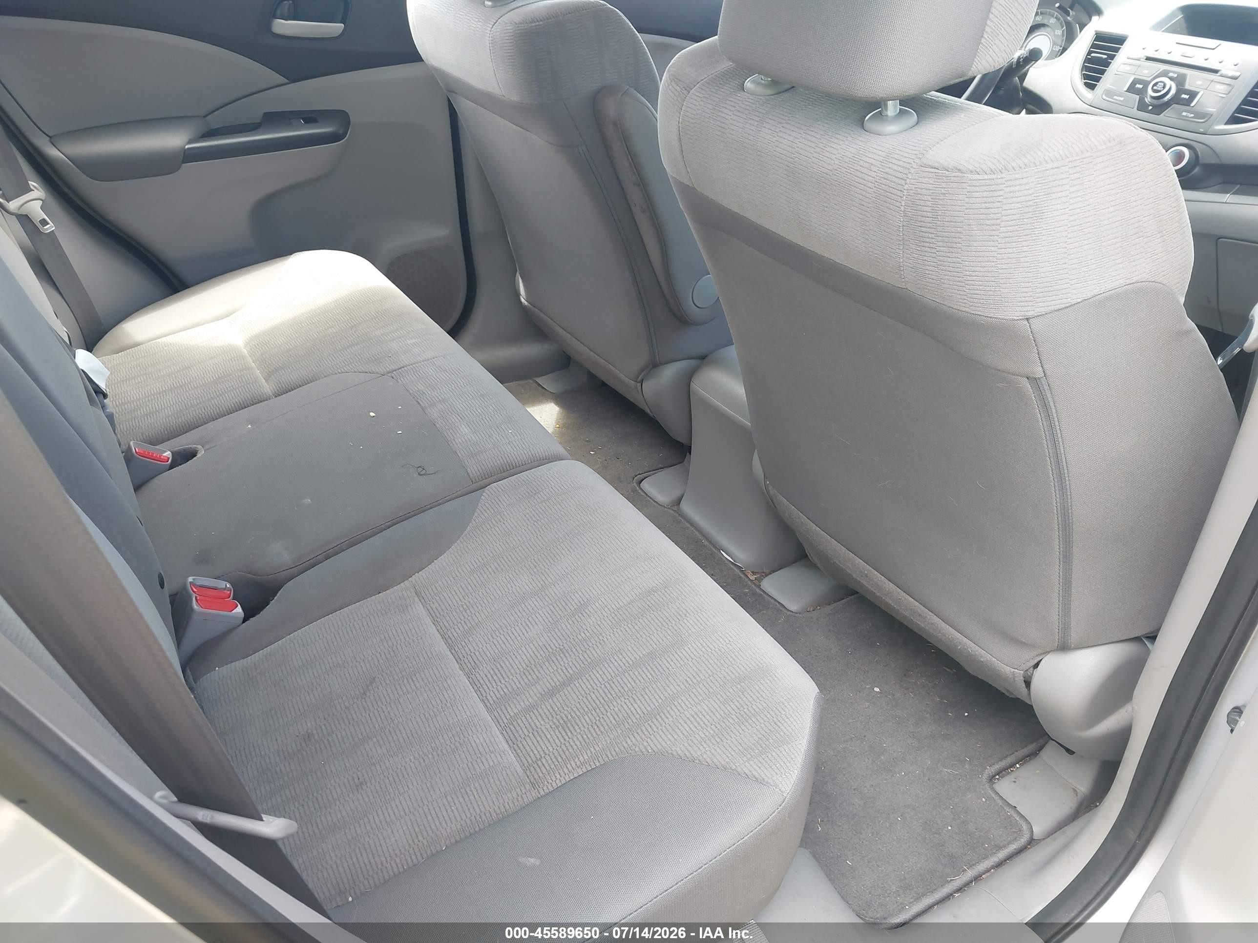 2014 Honda Cr-v Lx Silver vin: 2HKRM3H3XEH566477