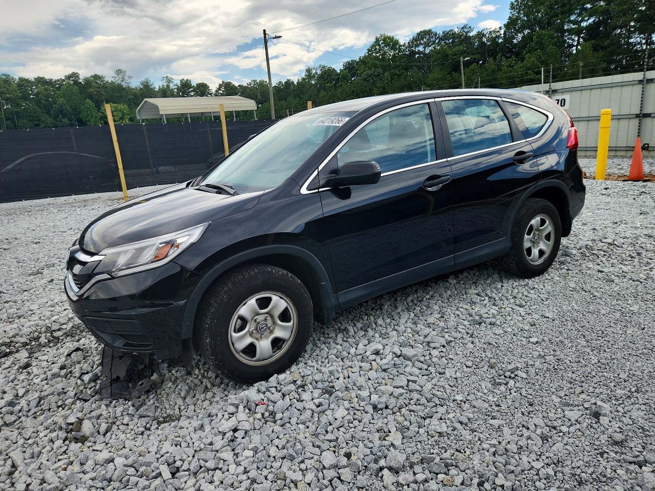 2015 Honda Cr-v Lx Черный vin: 2HKRM3H3XFH512324