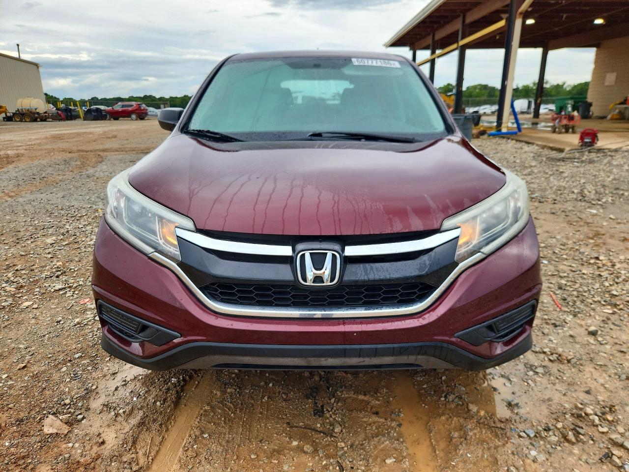 2015 Honda Cr-v Lx Burgundy vin: 2HKRM3H3XFH516938