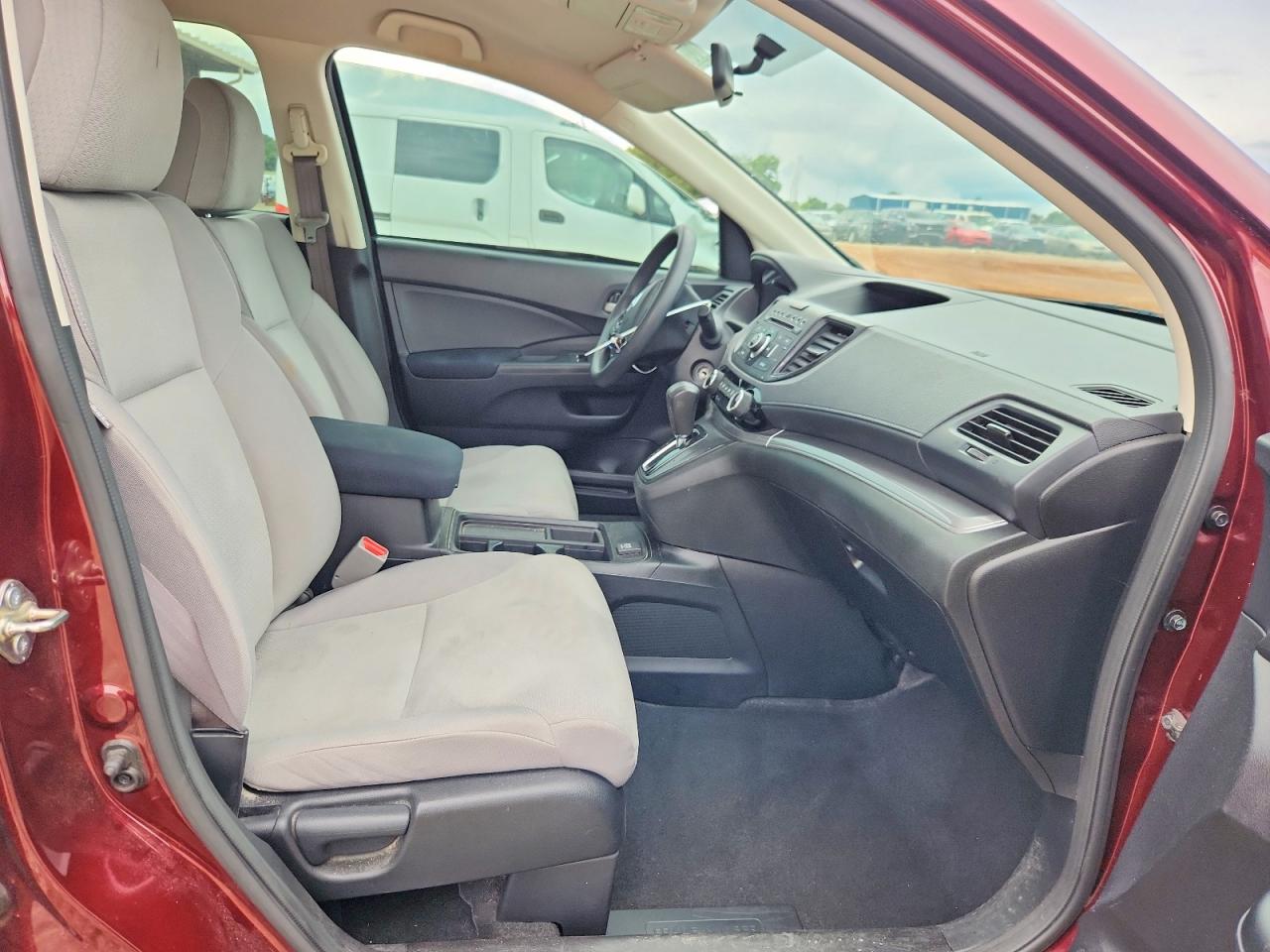 2015 Honda Cr-v Lx Burgundy vin: 2HKRM3H3XFH516938