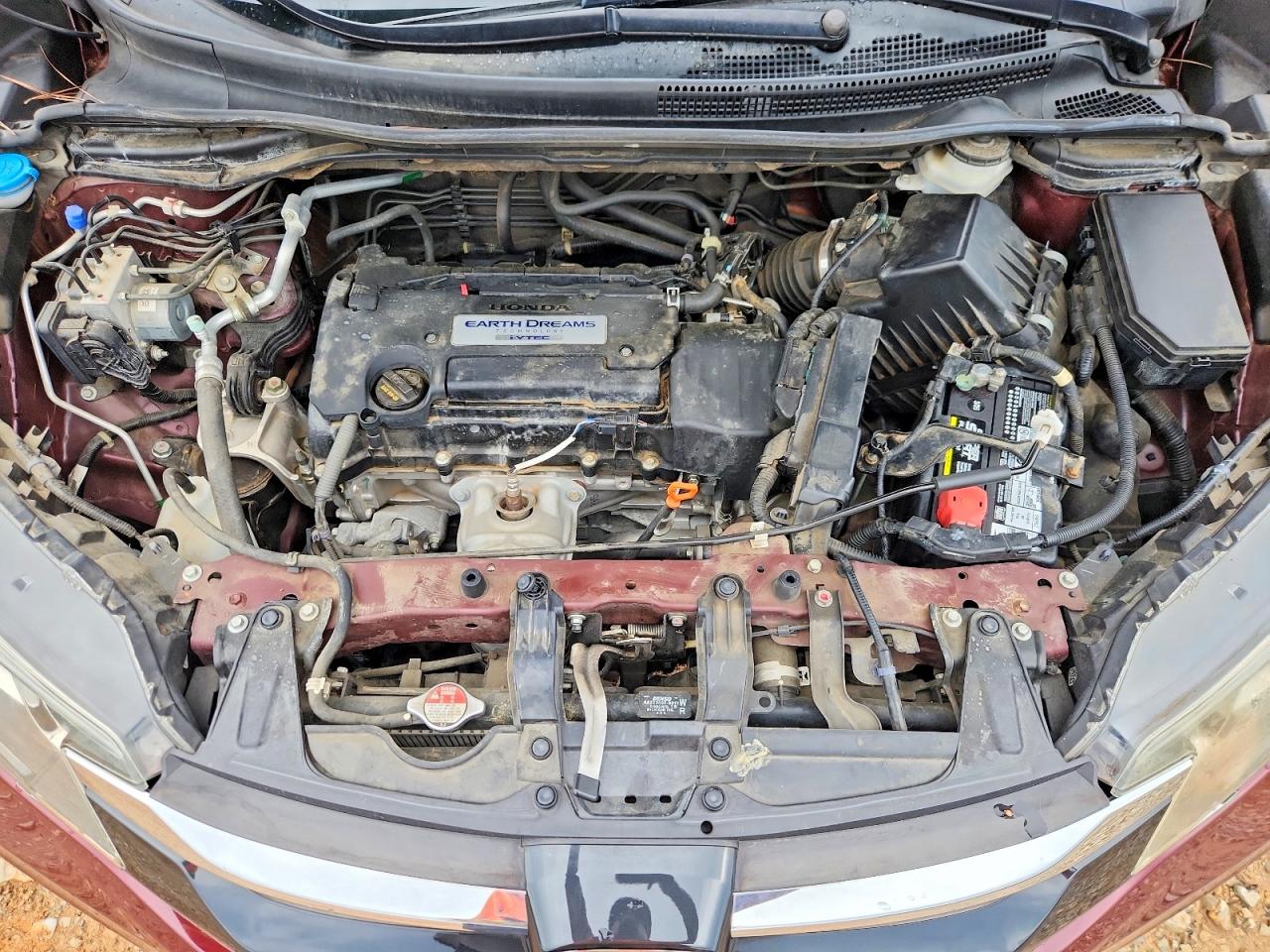2015 Honda Cr-v Lx Burgundy vin: 2HKRM3H3XFH516938