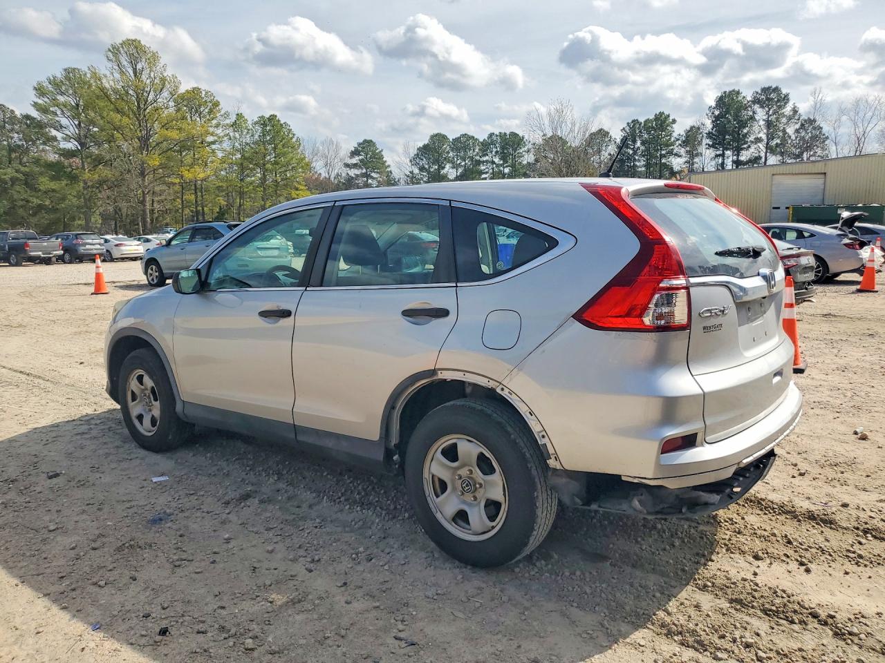 2015 Honda Cr-v Lx Silver vin: 2HKRM3H3XFH544464