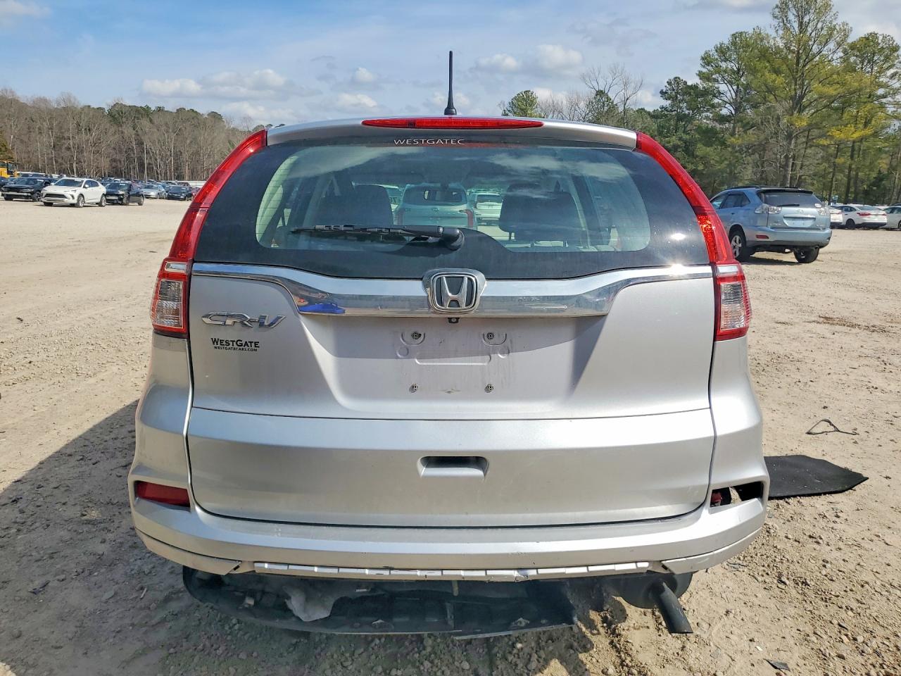 2015 Honda Cr-v Lx Silver vin: 2HKRM3H3XFH544464