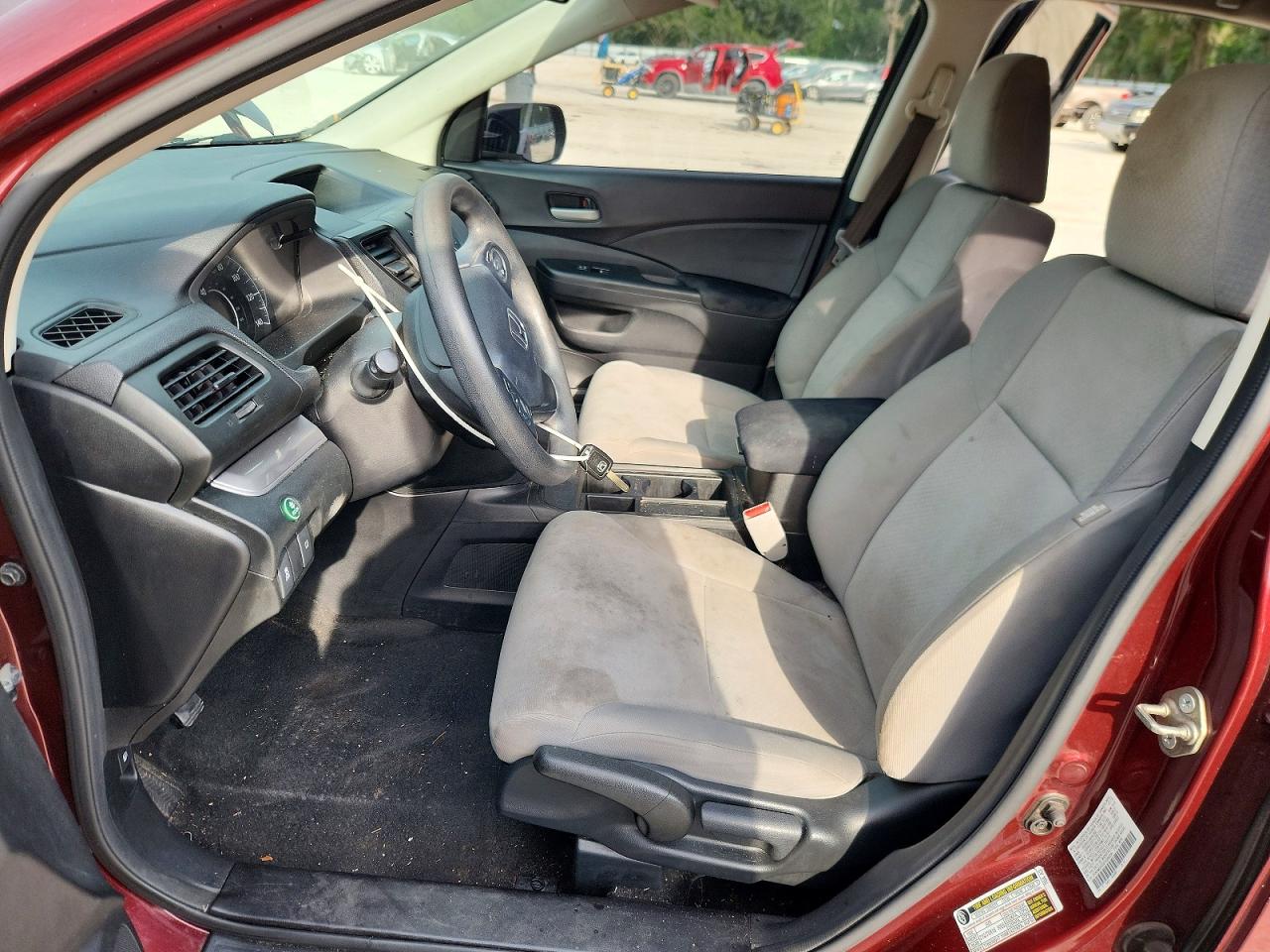 2015 Honda Cr-v Lx Burgundy vin: 2HKRM3H3XFH546036