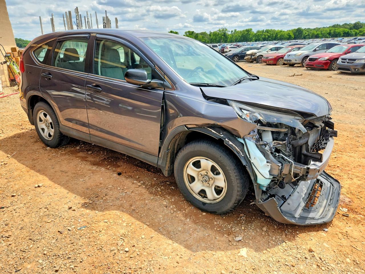 2016 Honda Cr-v Lx Gray vin: 2HKRM3H3XGH570161