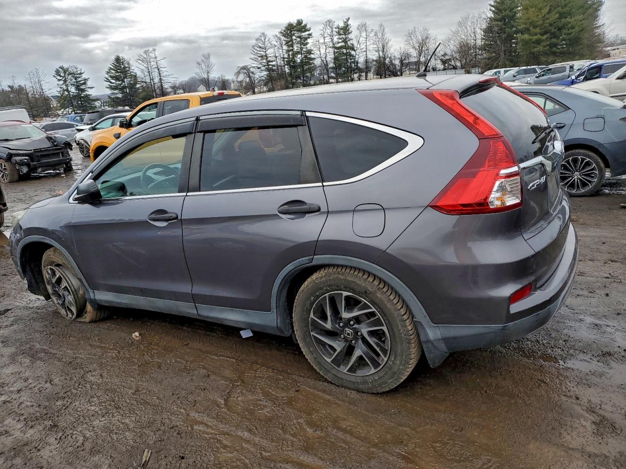 2016 Honda Cr-v Se Gray vin: 2HKRM3H45GH553289