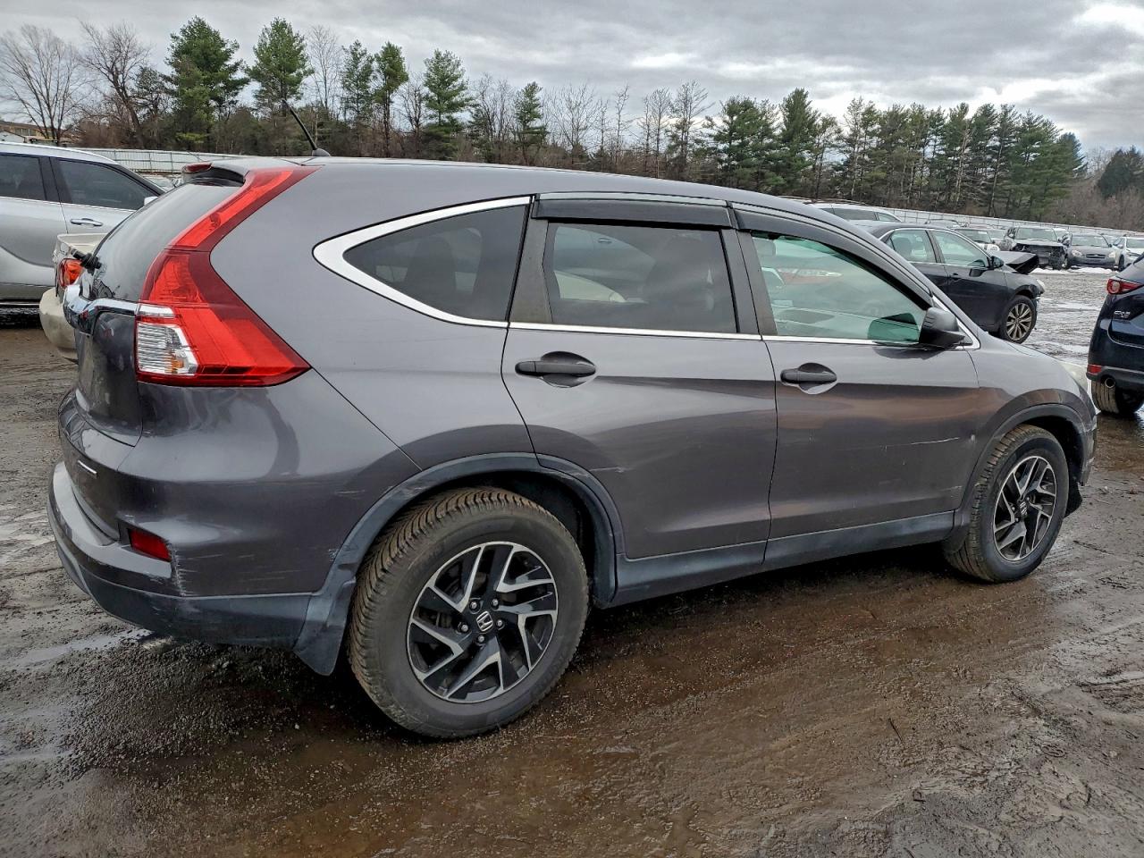 2016 Honda Cr-v Se Gray vin: 2HKRM3H45GH553289