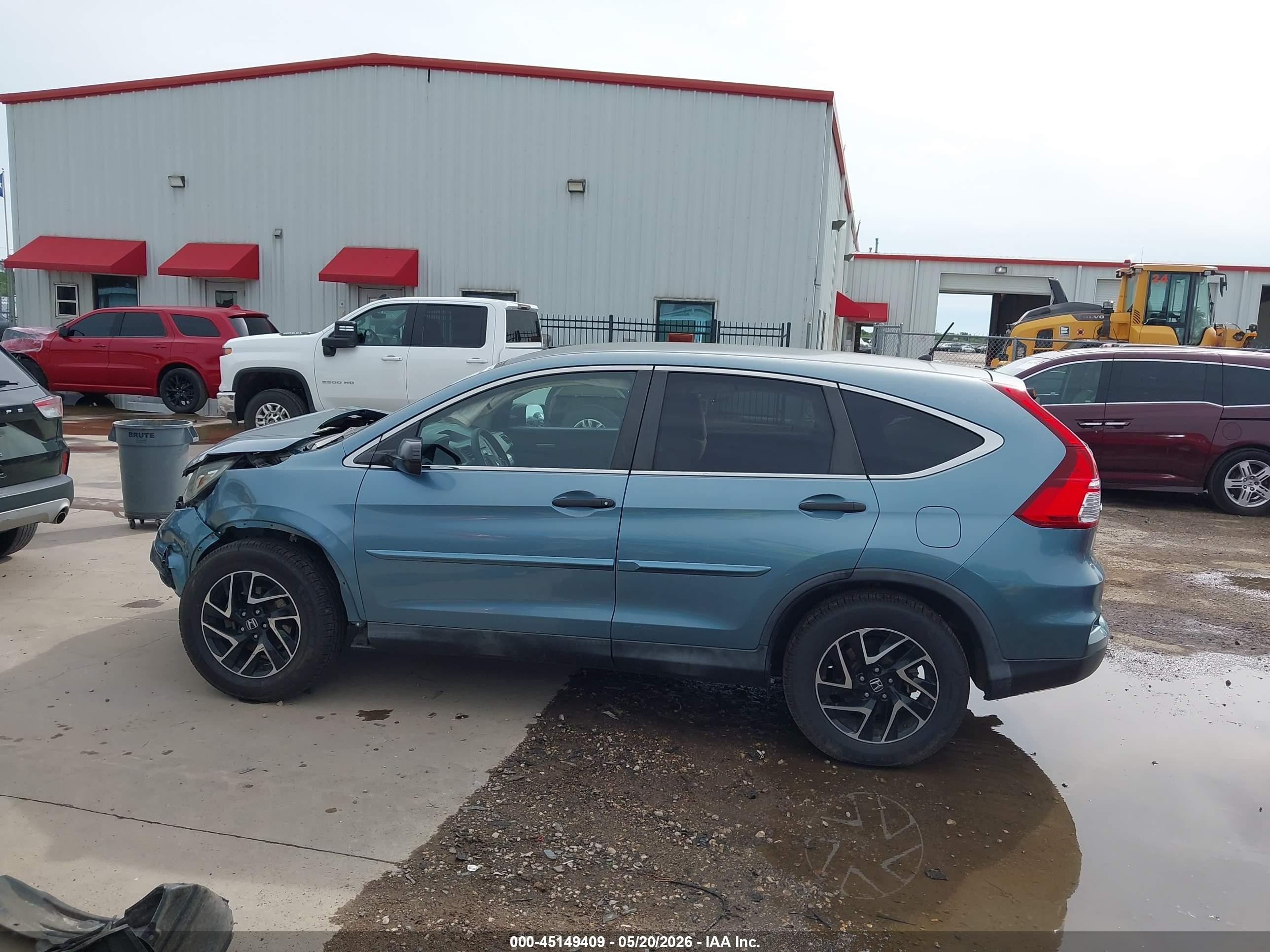 2016 Honda Cr-v Se Синий vin: 2HKRM3H47GH518897