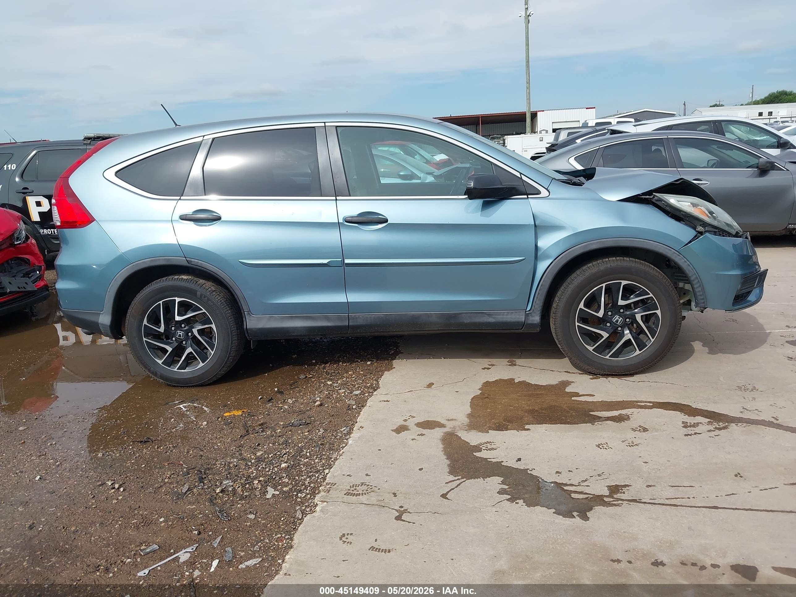 2016 Honda Cr-v Se Синий vin: 2HKRM3H47GH518897