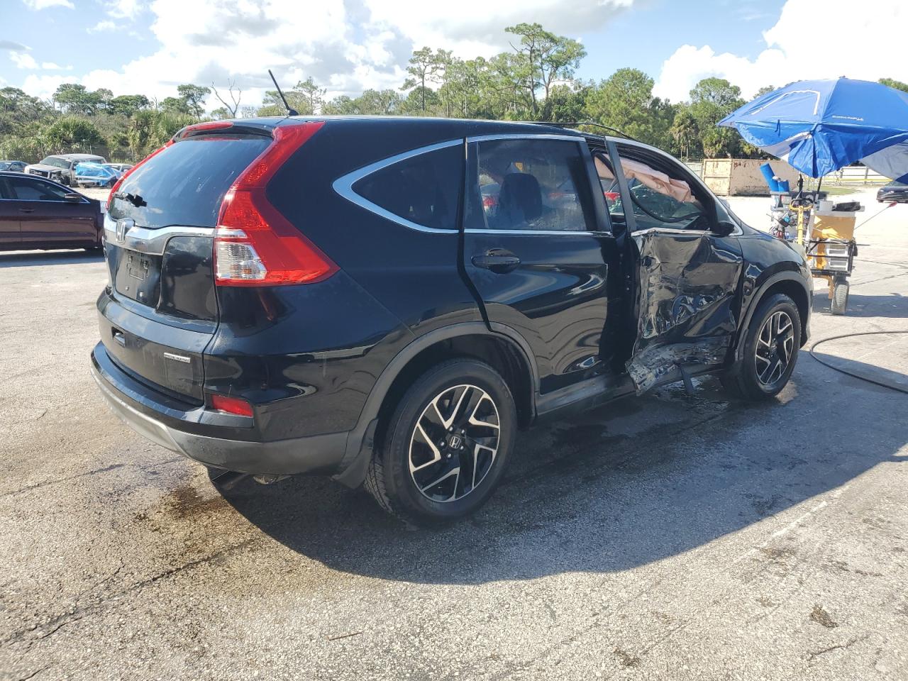 2016 Honda Cr-v Se Black vin: 2HKRM3H47GH530869