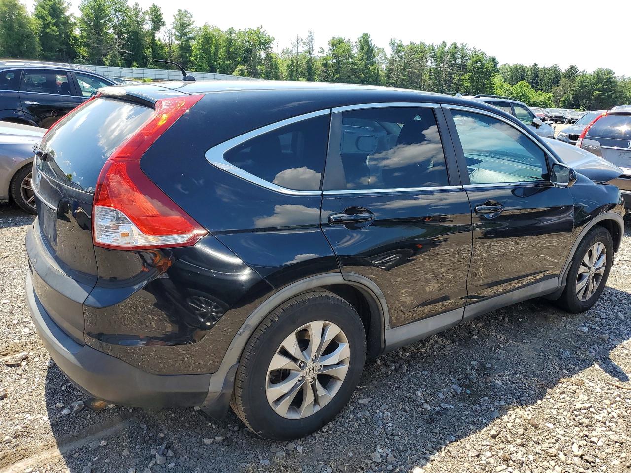 2012 Honda Cr-v Ex Black vin: 2HKRM3H50CH502236