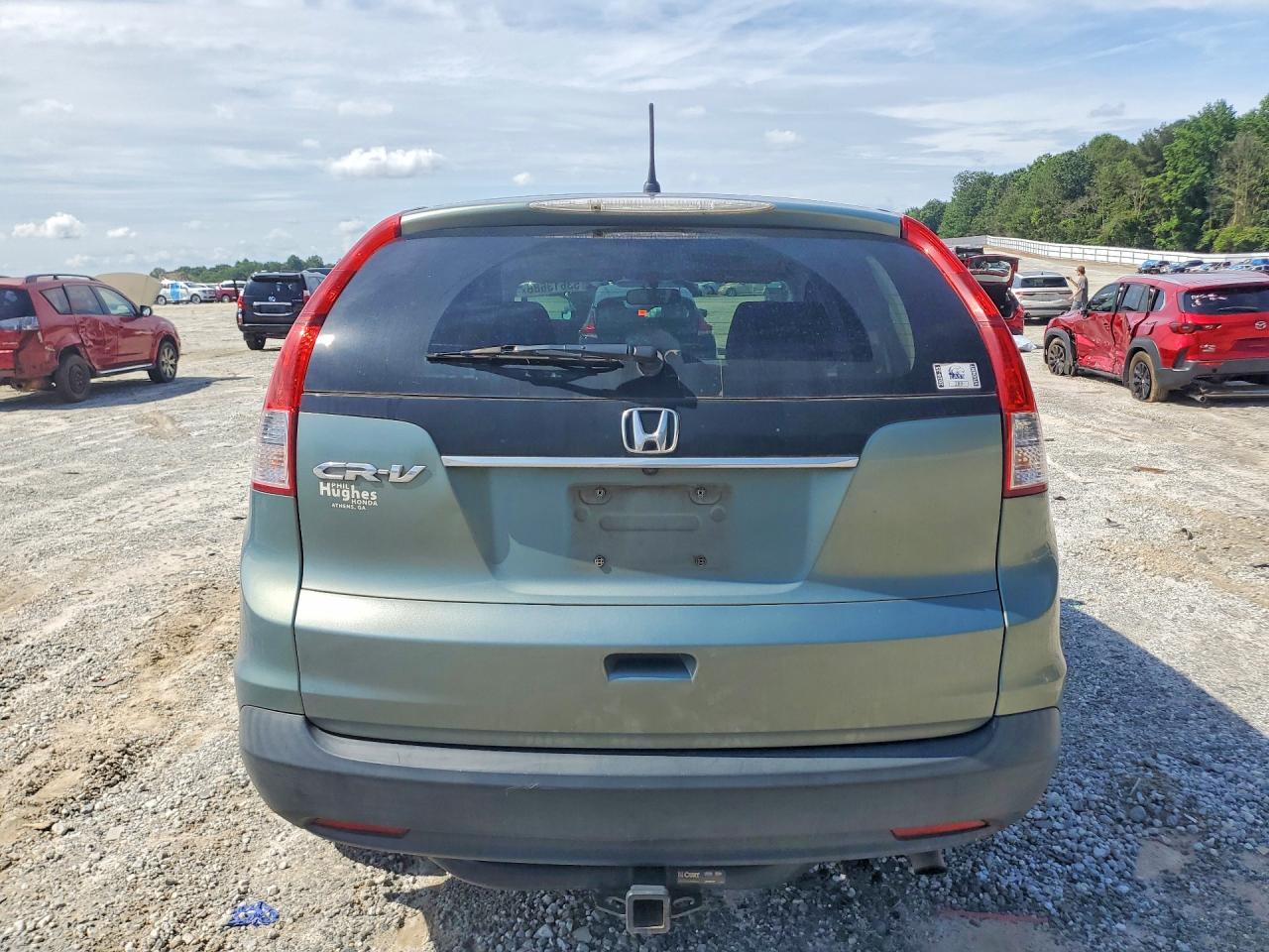 2012 Honda Cr-v Ex Green vin: 2HKRM3H50CH504262