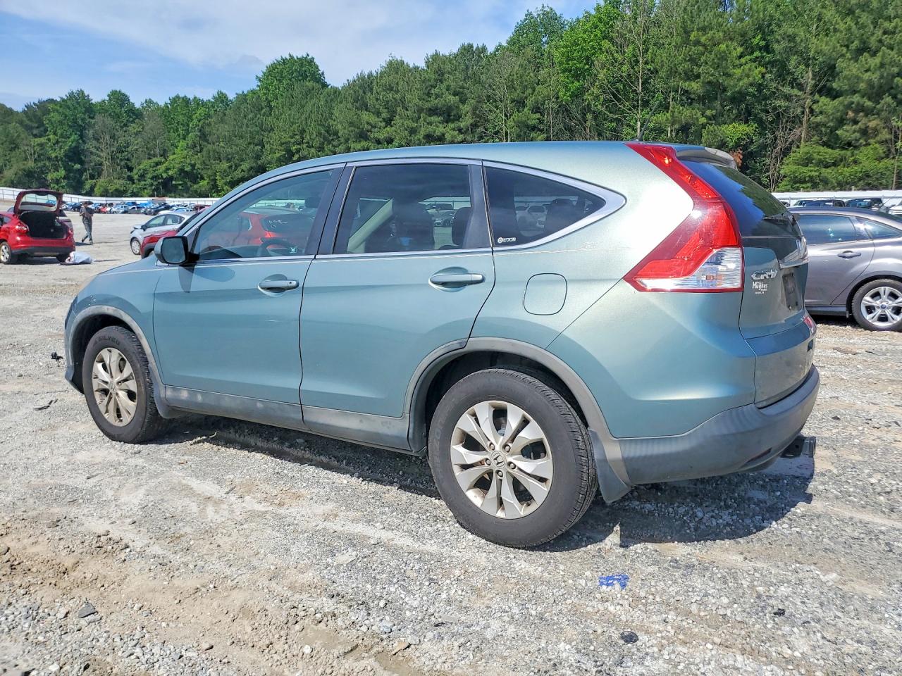 2012 Honda Cr-v Ex Green vin: 2HKRM3H50CH504262
