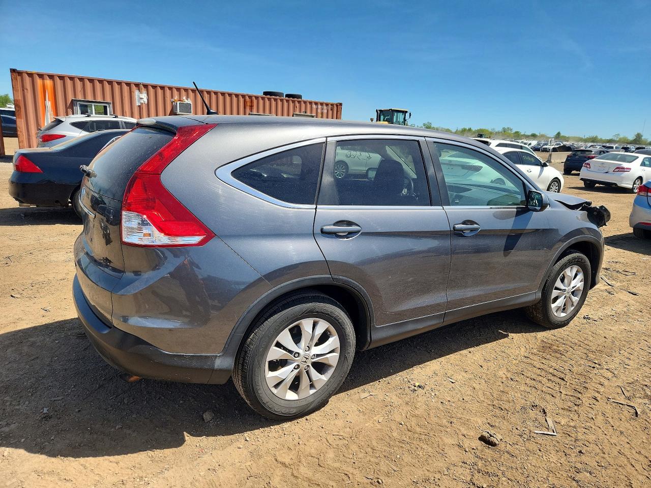 2013 Honda Cr-v Ex Gray vin: 2HKRM3H50DH509222