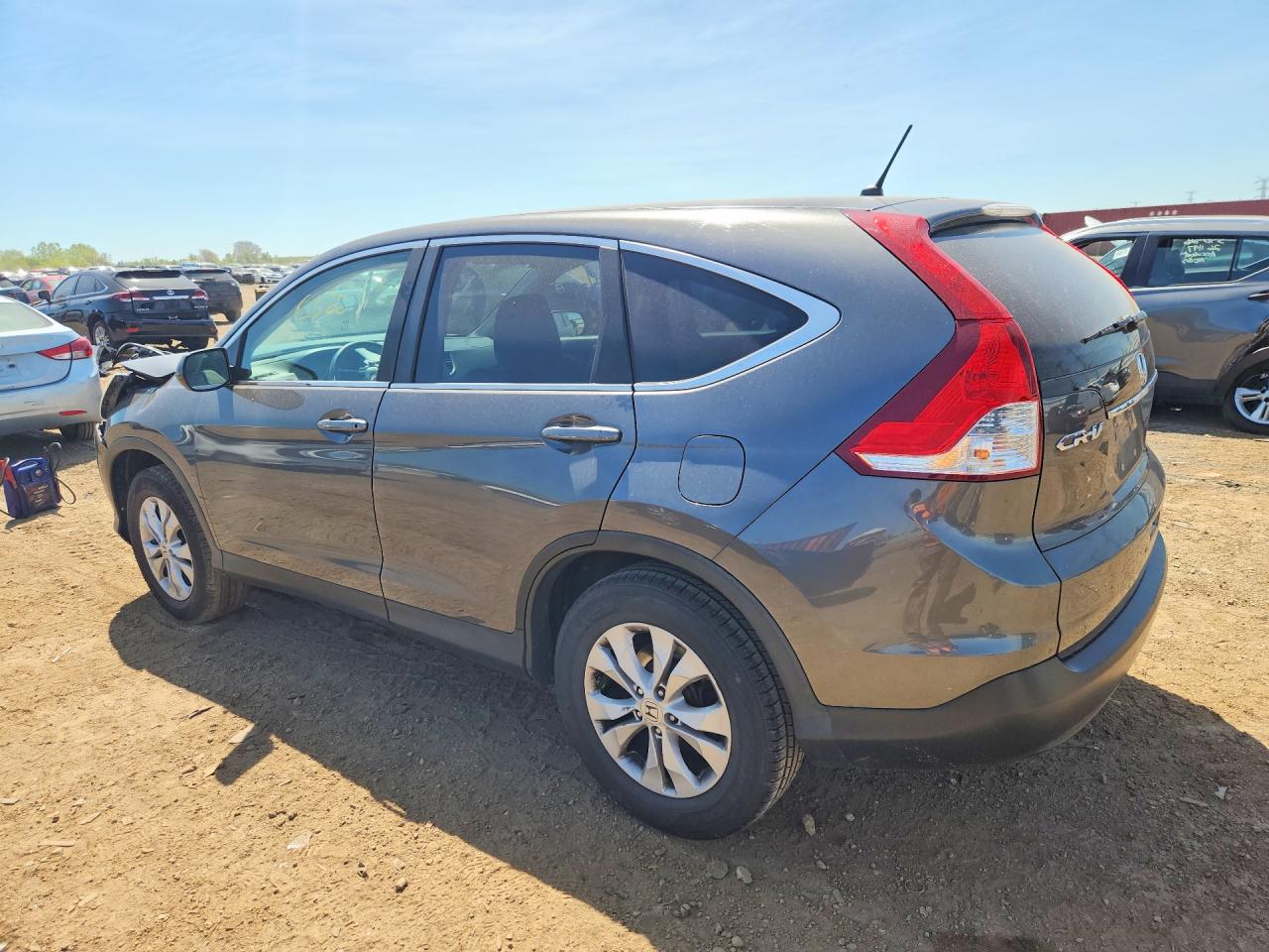 2013 Honda Cr-v Ex Gray vin: 2HKRM3H50DH509222