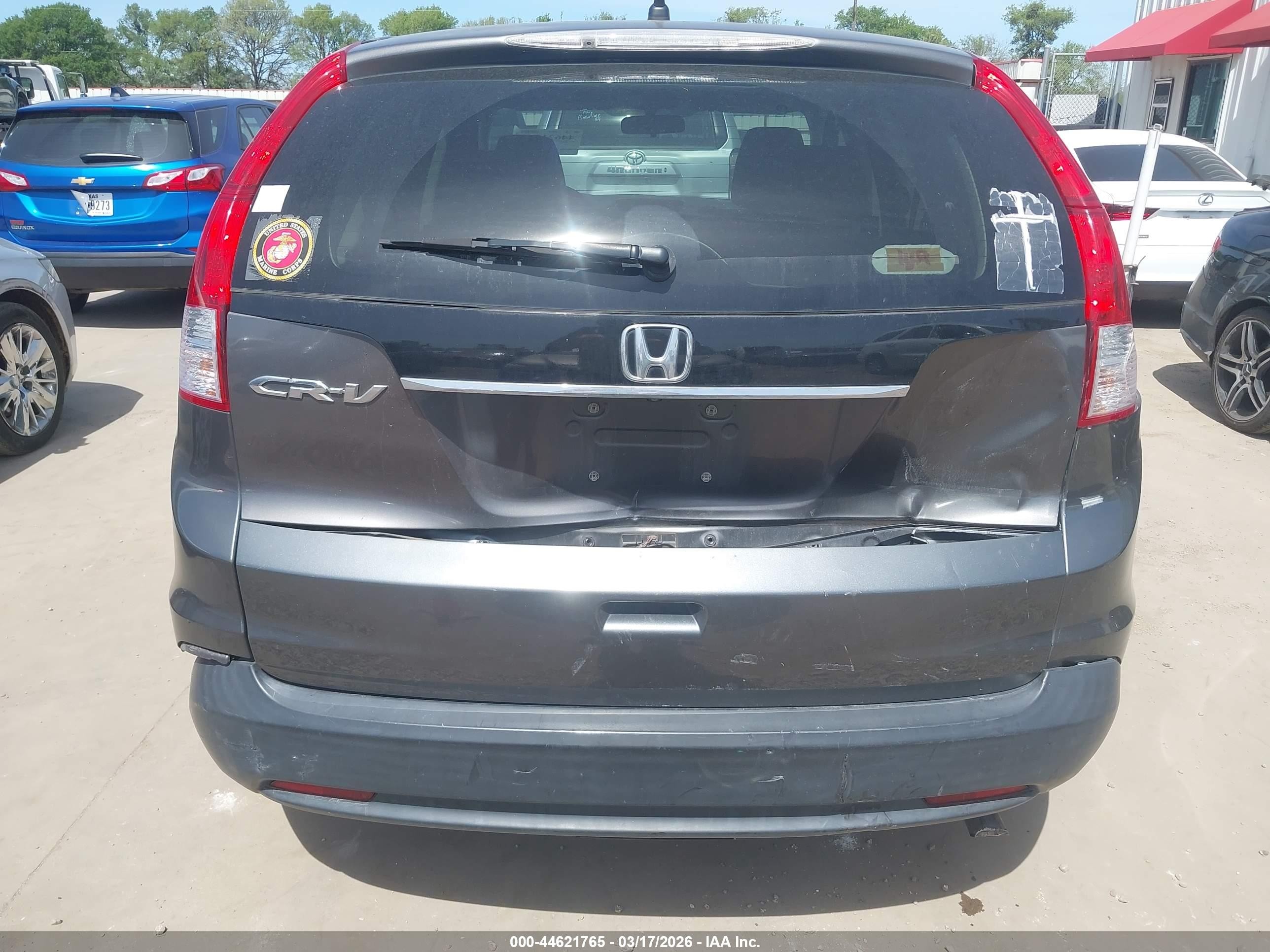 2014 Honda Cr-v Ex Gray vin: 2HKRM3H50EH529827