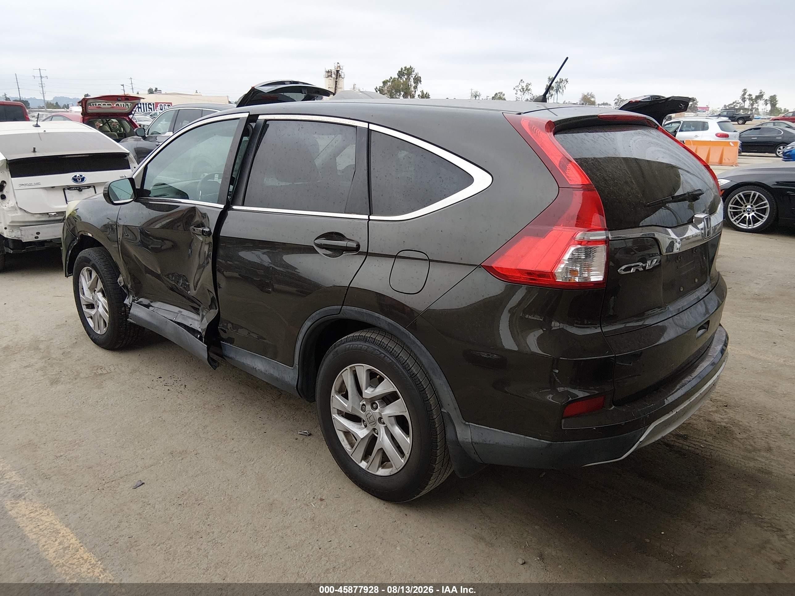 2015 Honda Cr-v Ex Серый vin: 2HKRM3H50FH513287