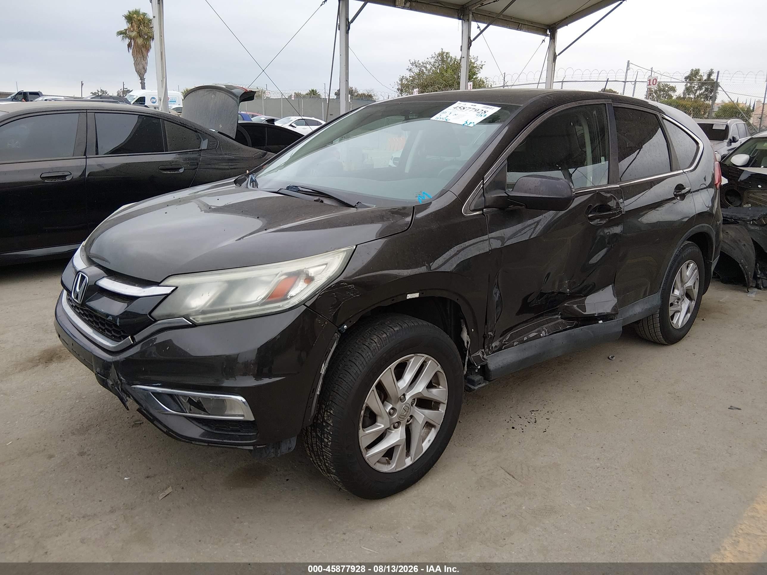 2015 Honda Cr-v Ex Серый vin: 2HKRM3H50FH513287