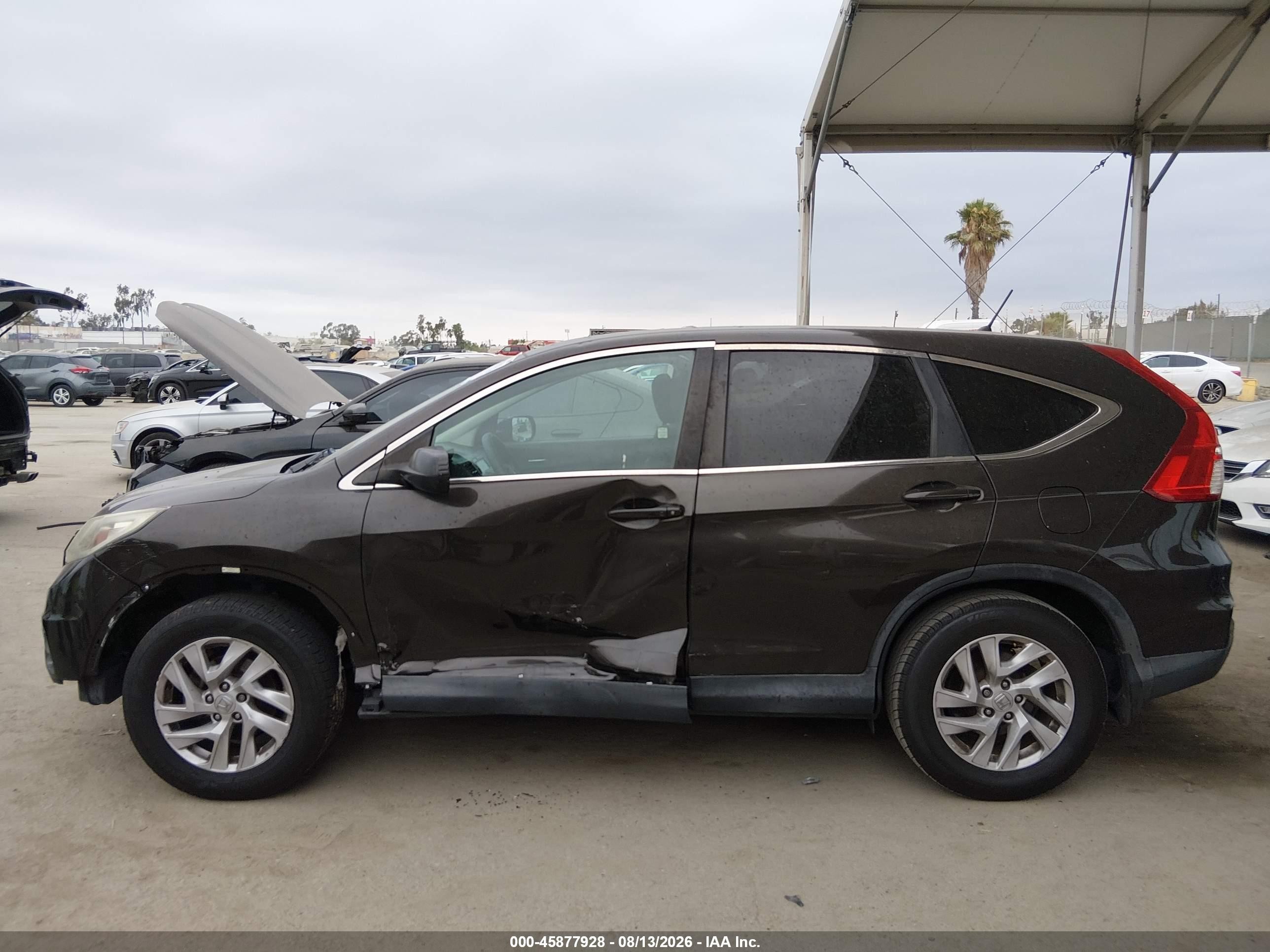 2015 Honda Cr-v Ex Серый vin: 2HKRM3H50FH513287