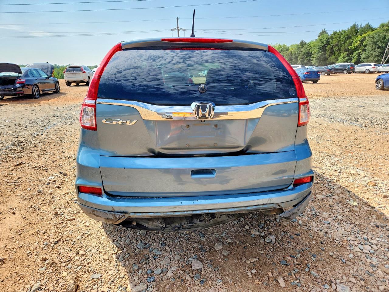 2015 Honda Cr-v Ex Blue vin: 2HKRM3H50FH517243